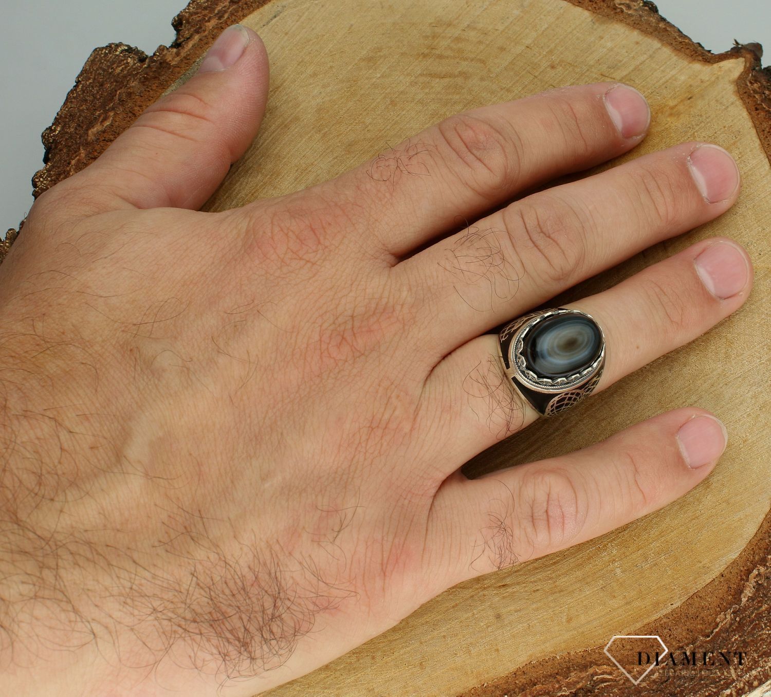 Srebrny sygnet 925 ze wzorem Spider-Man rozmiar 22 DIA-PRS-12293-925.jpg