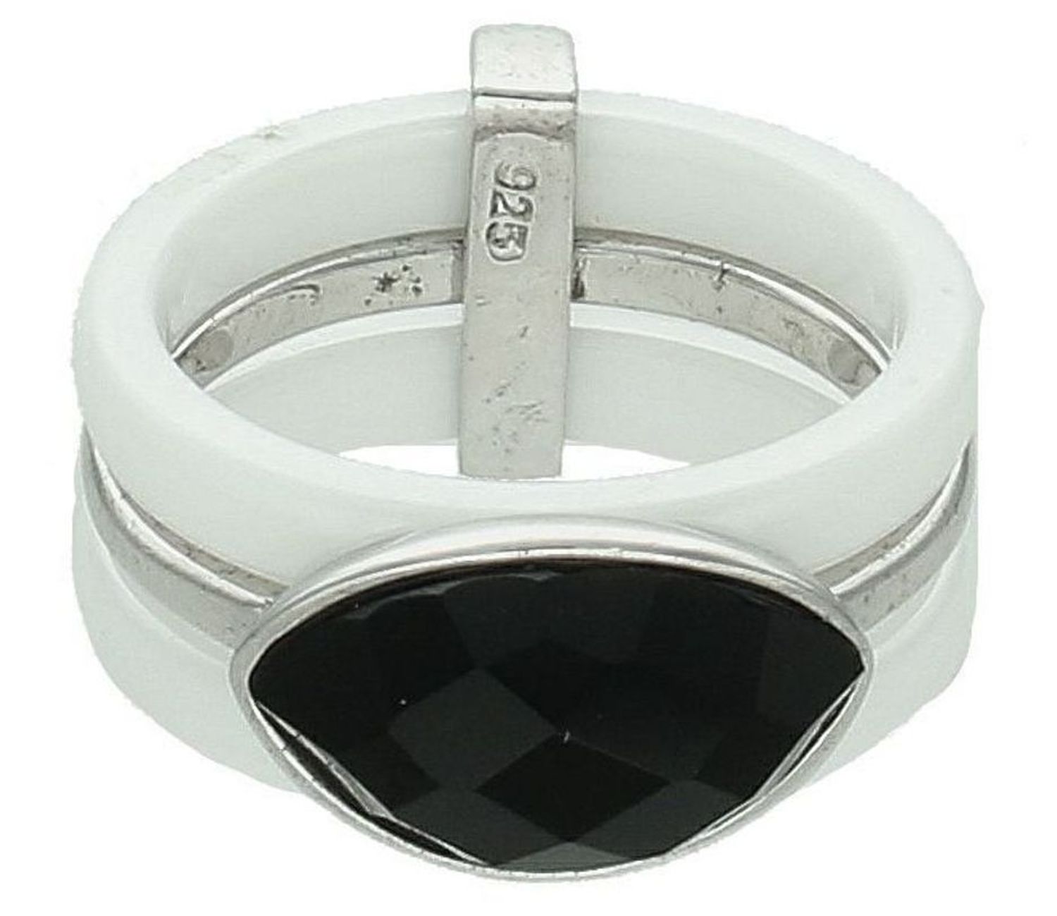 Szeroki pierścionek biała ceramika damski 925 biały ceramiczny rozmiar 12 CERAMIKA ,  Srebrny pierścionek damski. Pierścionek srebrny dla kobiety na prezent. Srebrny damski pierścionek z ceramiką..jpg