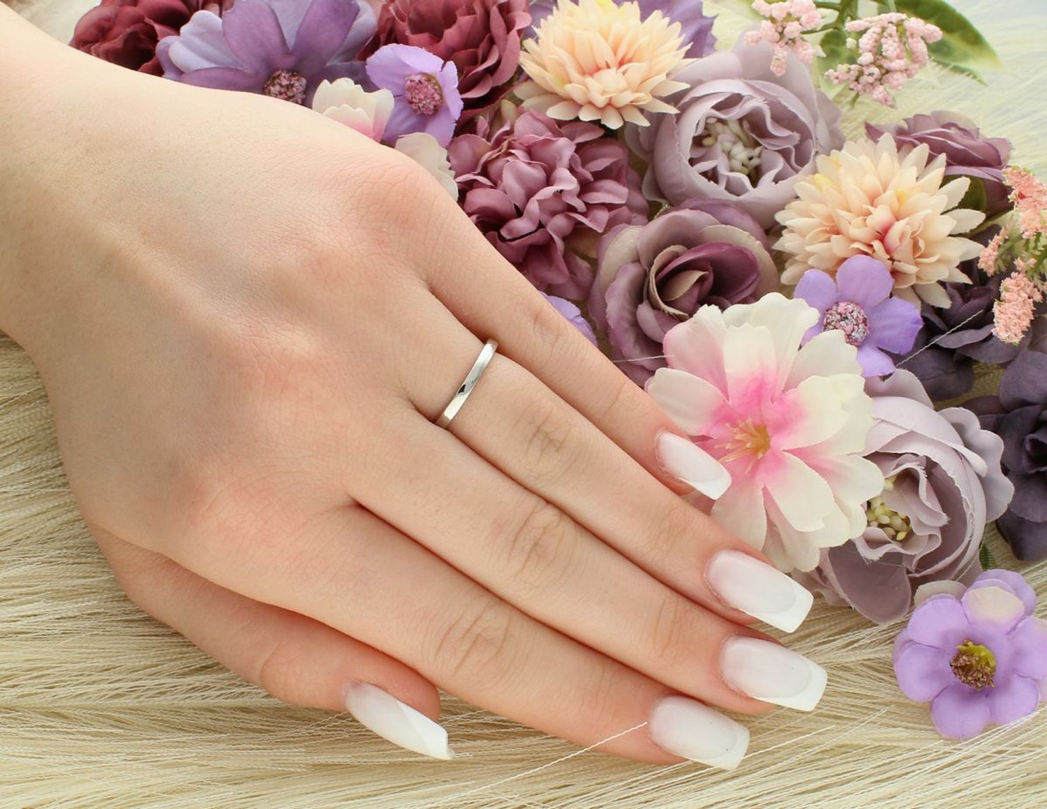 Srebrny Pierścionek z Cyrkonią Butelkowa Zieleń Próba 925, DIA-PRS-12476-925 rozmiar 11.jpg