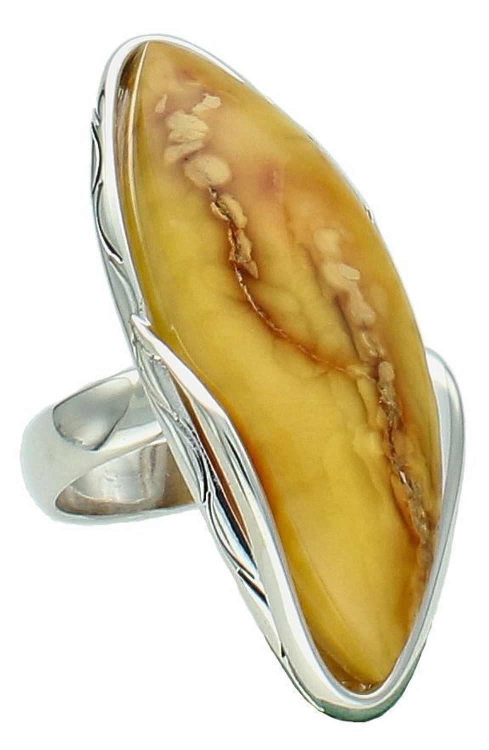 Pierścionek srebrny z żółtym owalnym bursztynem pr 925, DIA-PRS-12745-925 Ag.jpg