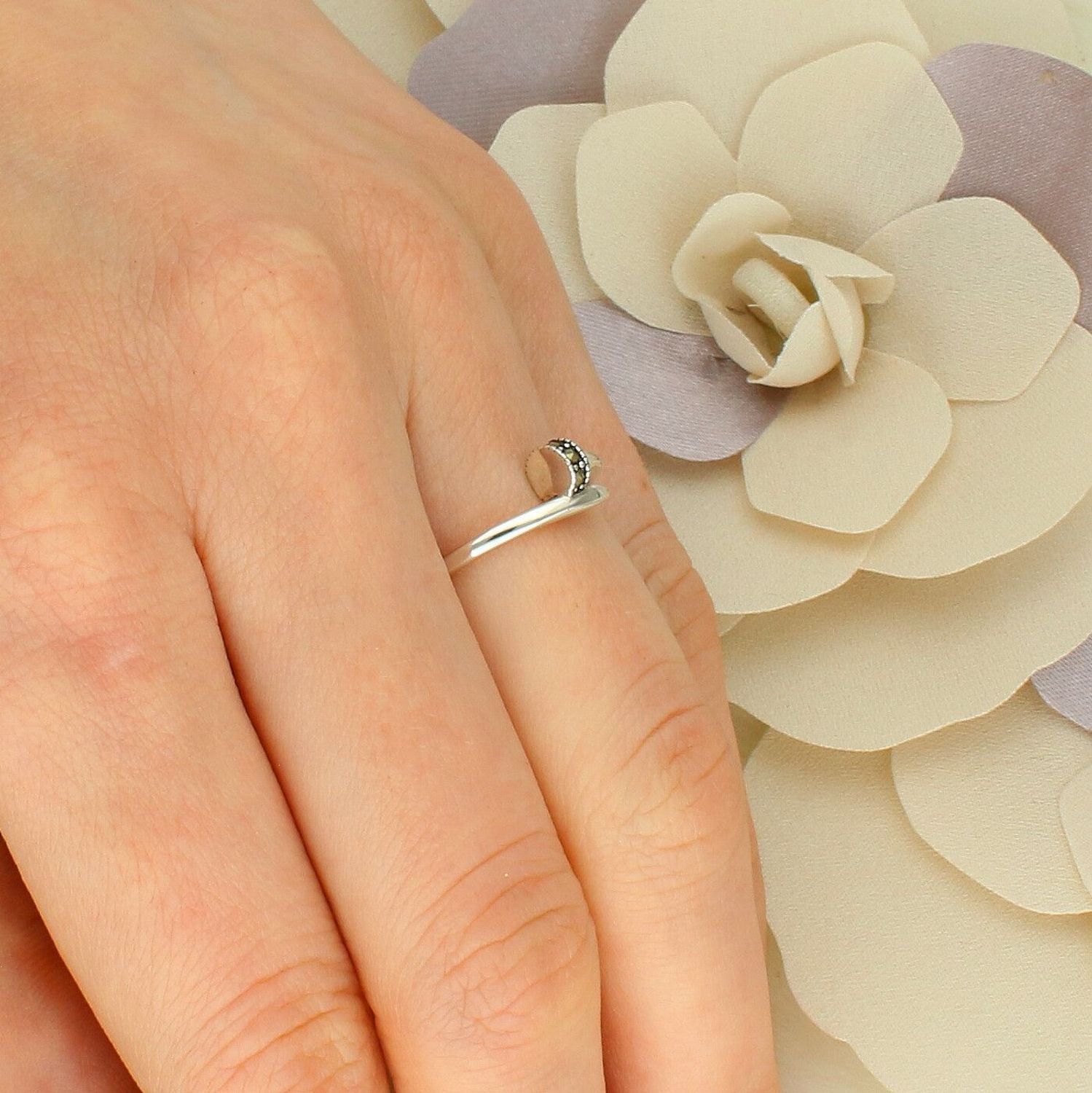 Pierścionek srebrny 925 Gwóźdź z markazytami rozmiar 14.jpg