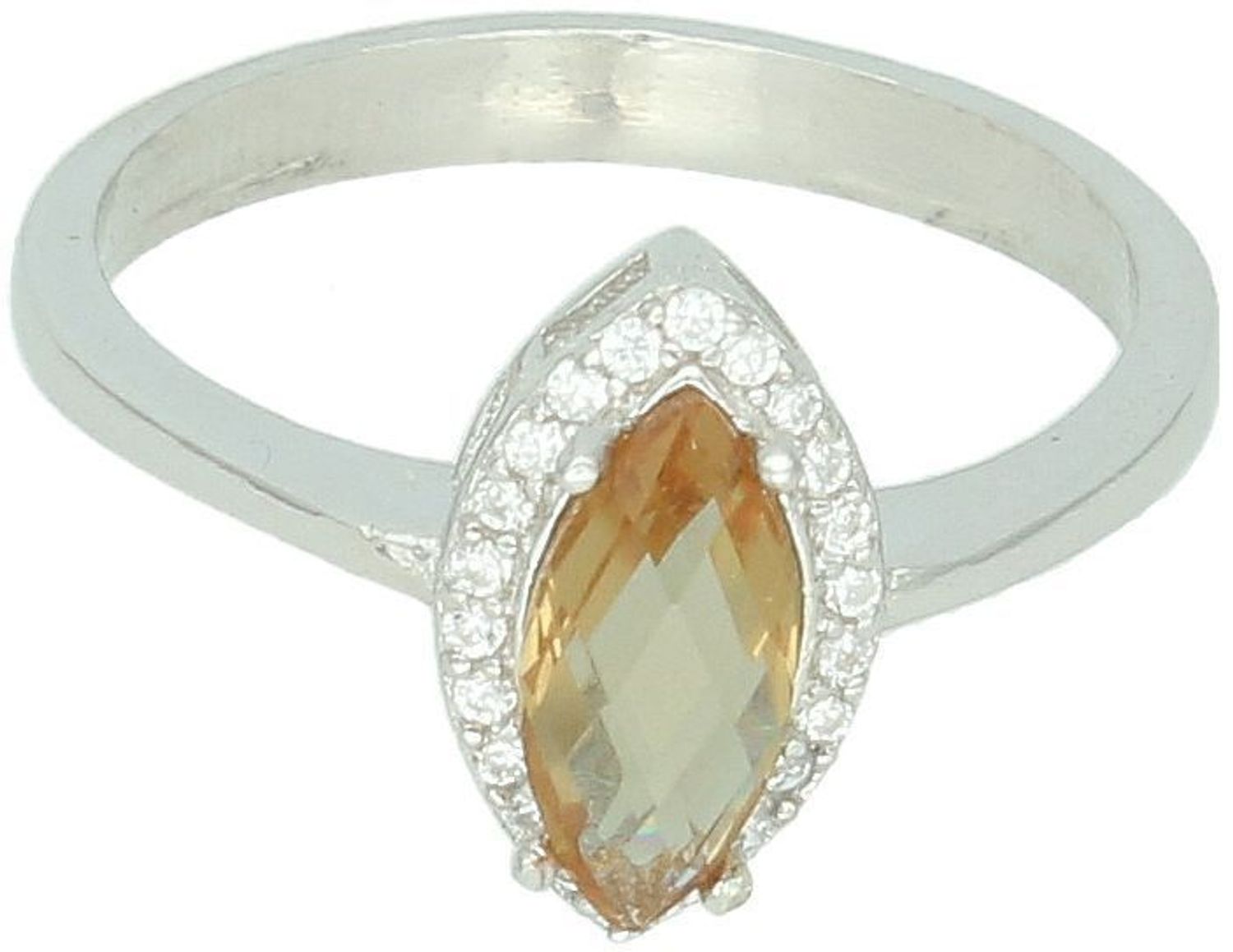 Srebrny pierścionek damski 925 DIA-PRS-13457-925 z kamieniem zultanit i białymi cyrkoniami. Ozdobny element 1,3 cm × 8 mm, szyna 3 mm, waga 3,00 g. Wyjątkowy, zmiennobarwny i elegancki.1.jpg