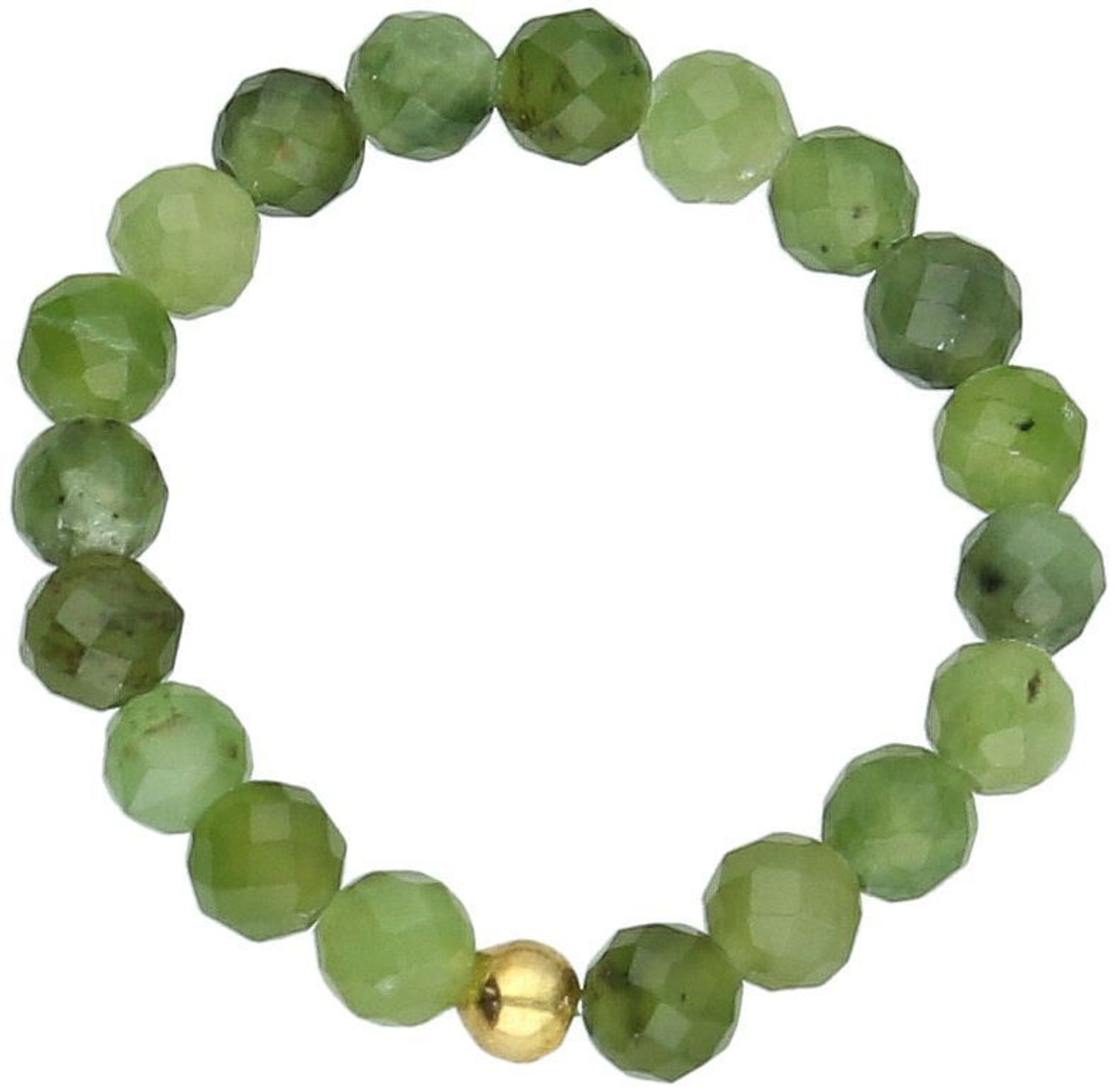 Pierścionek Damski z Nefrytem na Gumce – Srebro 925, Kamienie Naturalne 3 mm.jpg