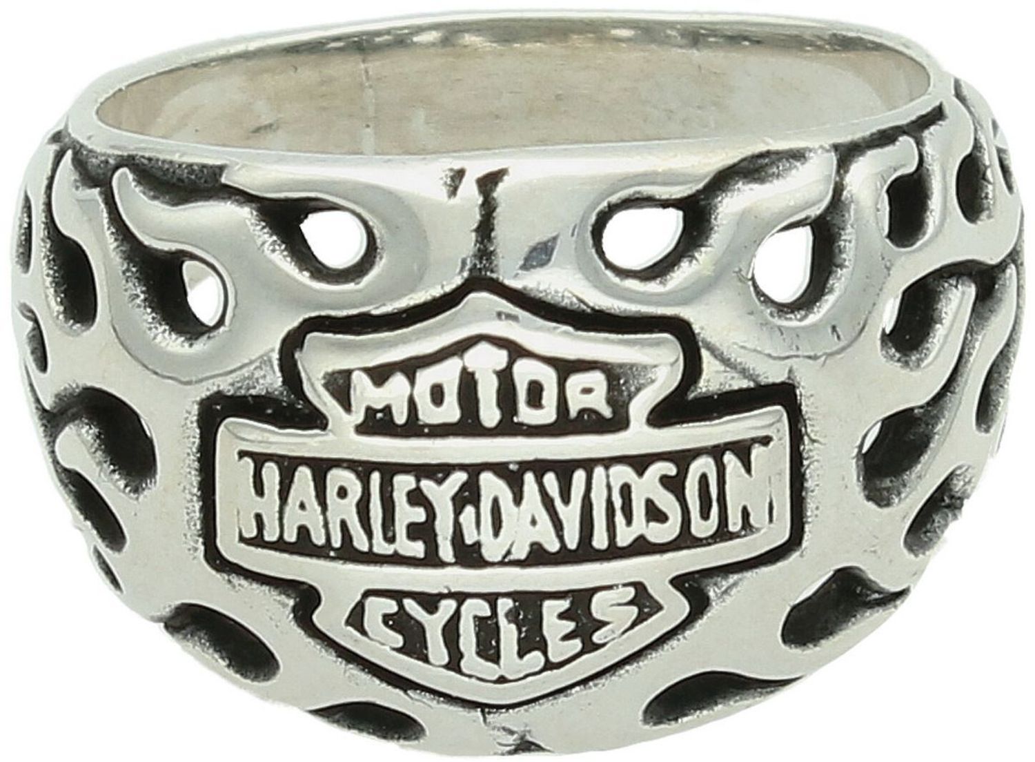 Męski srebrny sygnet Harley-Davidson 925 DIA-PRS-13962-925. Waga 12,16 g, szerokość 1,7 cm, dolna szyna 5 mm. Wyrazisty pierścionek dla pasjonatów wolności i motocykli. 21.jpg