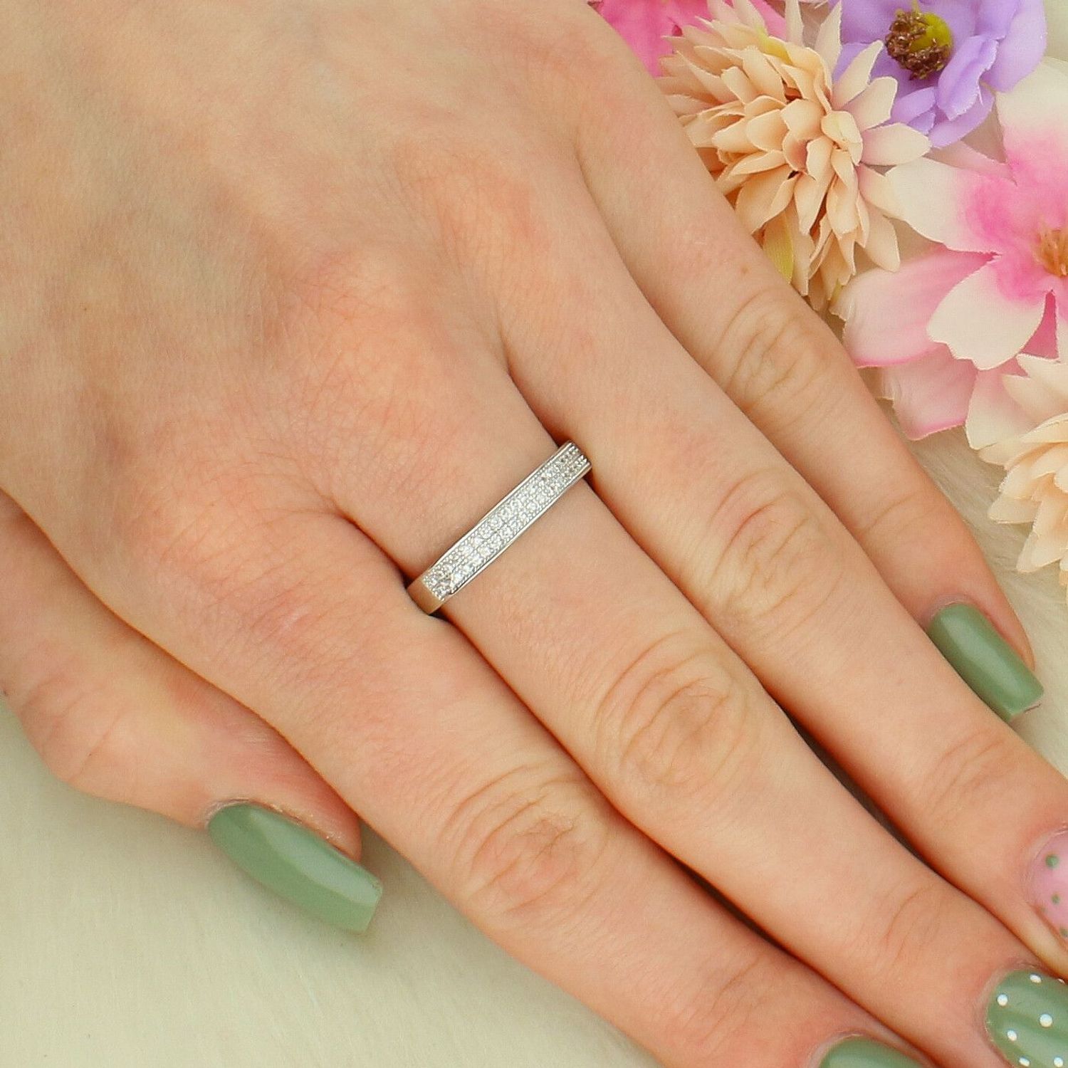 Srebrny pierścionek z kryształkami 925 DIA-PRS-14118-925 – rozmiar 23 damski.jpg