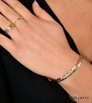 Złoty pierścionek 585 delikatne obrączki w trzech kolorach złota DIA-PRS-1783-585 💎 Złoty pierścionek o nowoczesnym wyglądzie zachowany w bardzo efektownej formie  (3).JPG