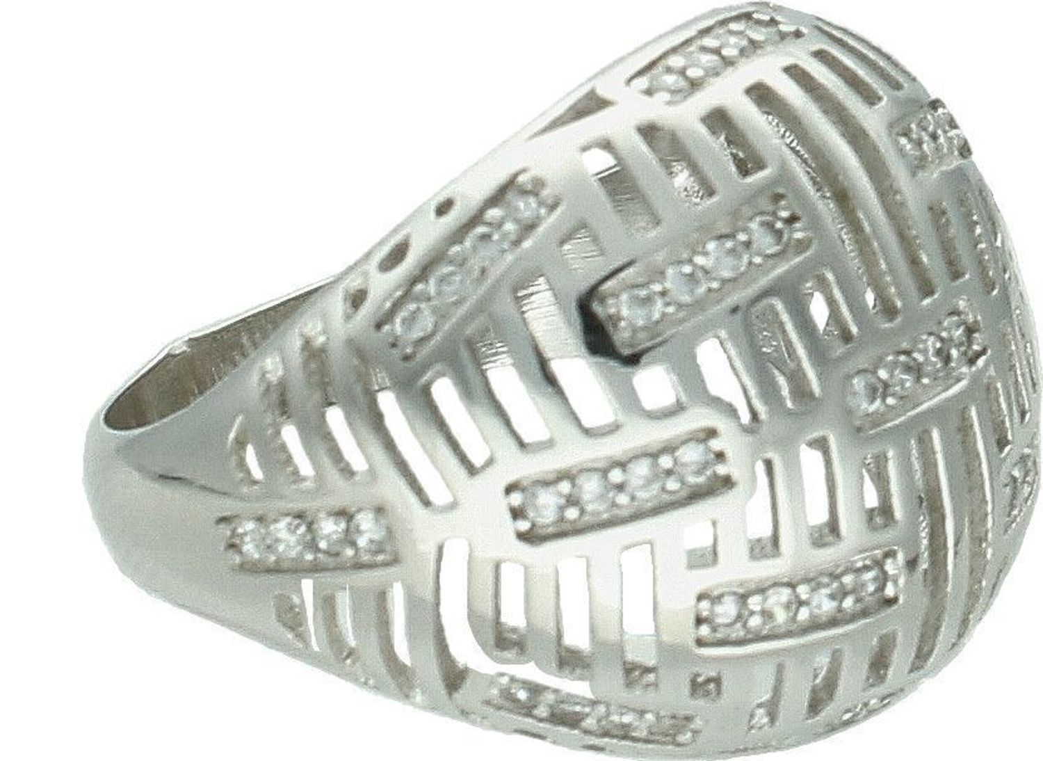 Srebrny pierścionek damski 925 ażurowy ozdobiony cyrkoniami rozmiar 17 DIA-PRS-2179-925 (3).jpg