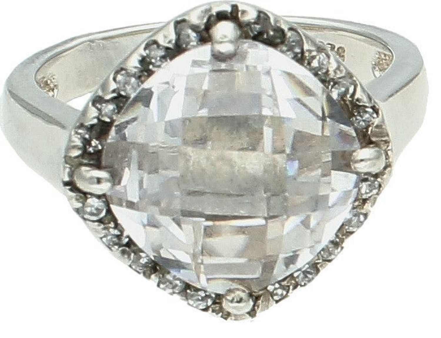 Srebrny pierścionek damski 925 z dużą kwadratową cyrkonią rozmiar 13 DIA-PRS-2196-925 (2).jpg