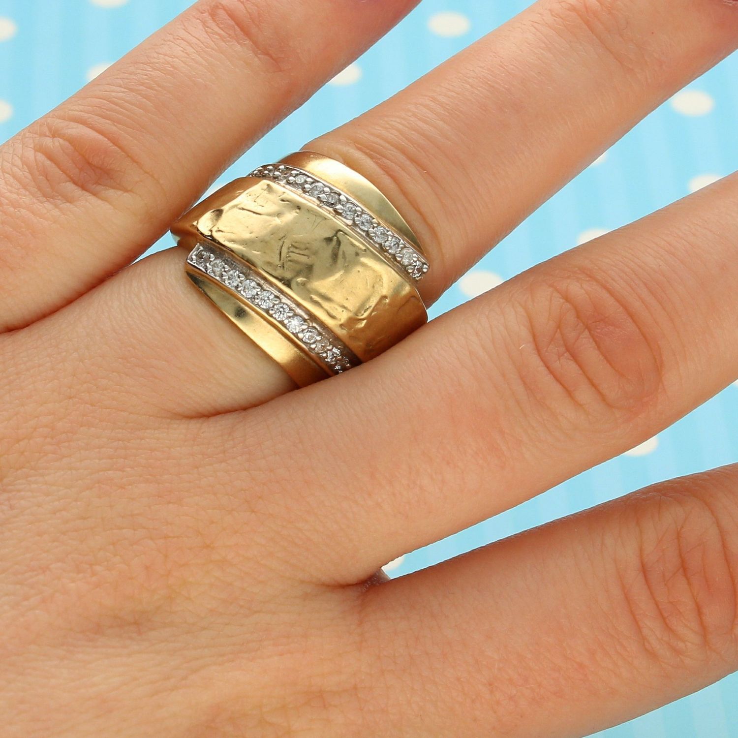 Pierścionek złoty 333 z cyrkonią DIA-PRS-2583-333  ✅ Złoty pierścionek ozdobiony cyrkonią  (1).jpg