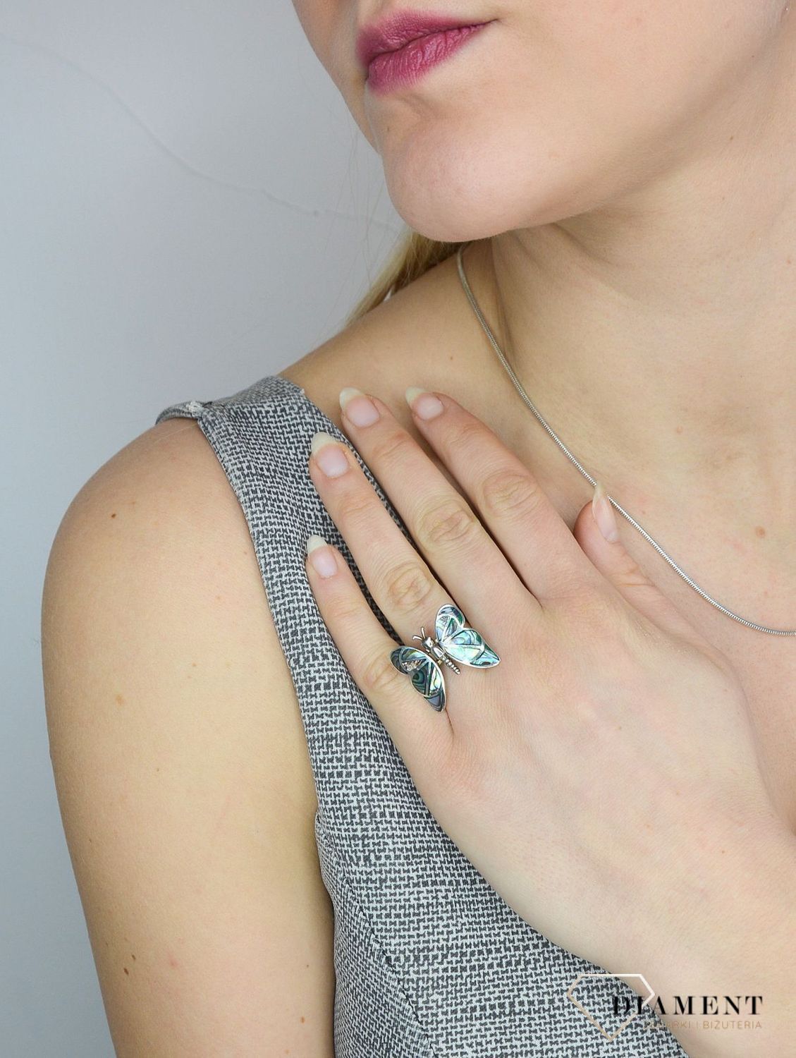 Pierścionek srebrny motyl z masy perłowej DIA-PRS-2794-925.xc.jpg