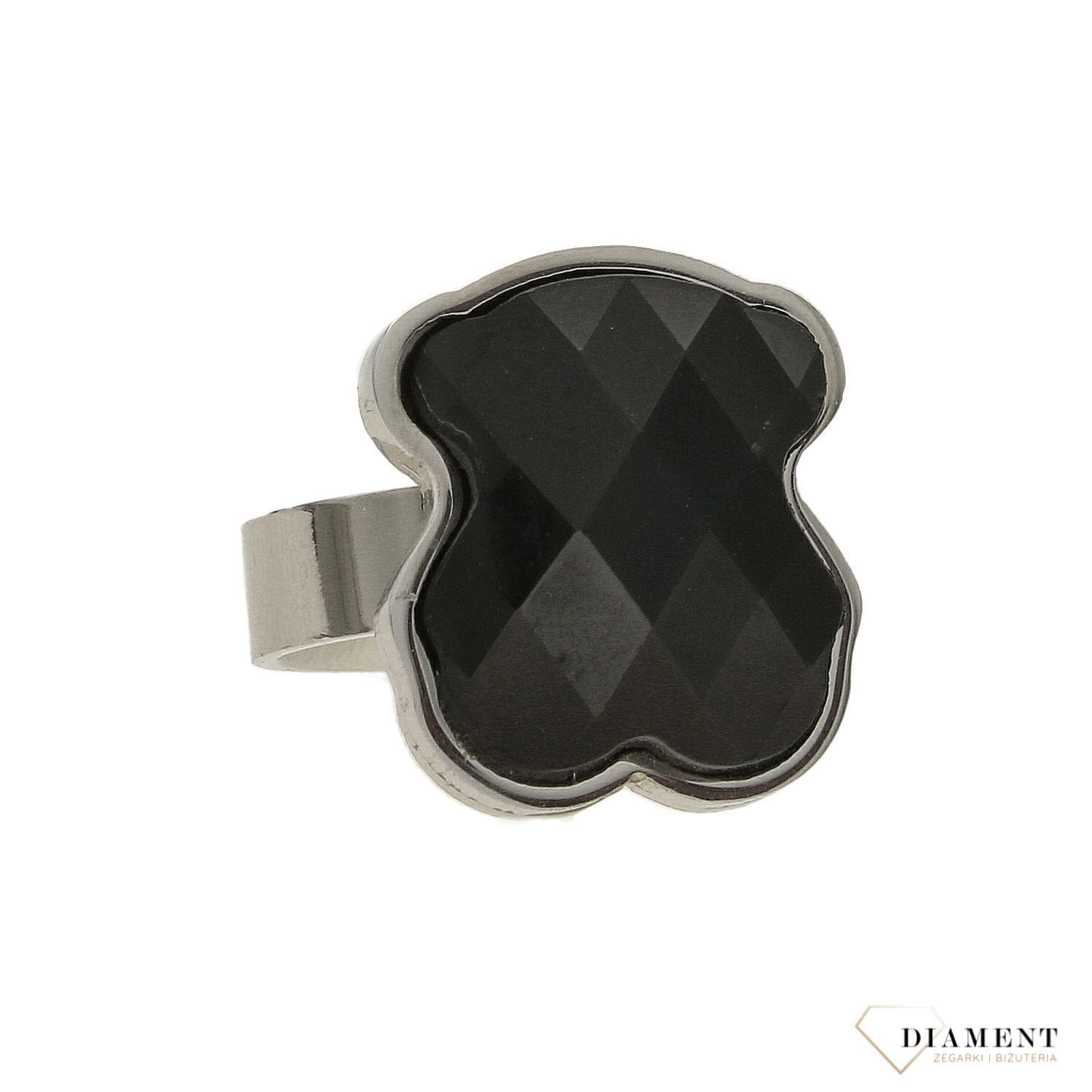 Stalowy pierścionek TiOUS czarna cyrkonia DIA-PRS-3323-STAL (1).jpg