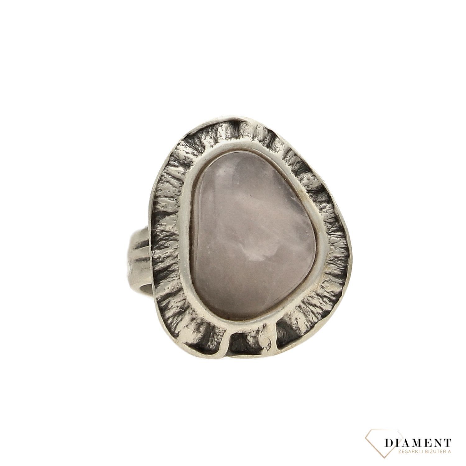 Srebrny pierścionek ozdobny z kwarcem różowym DIA-PRS-3399-925 (1).jpg