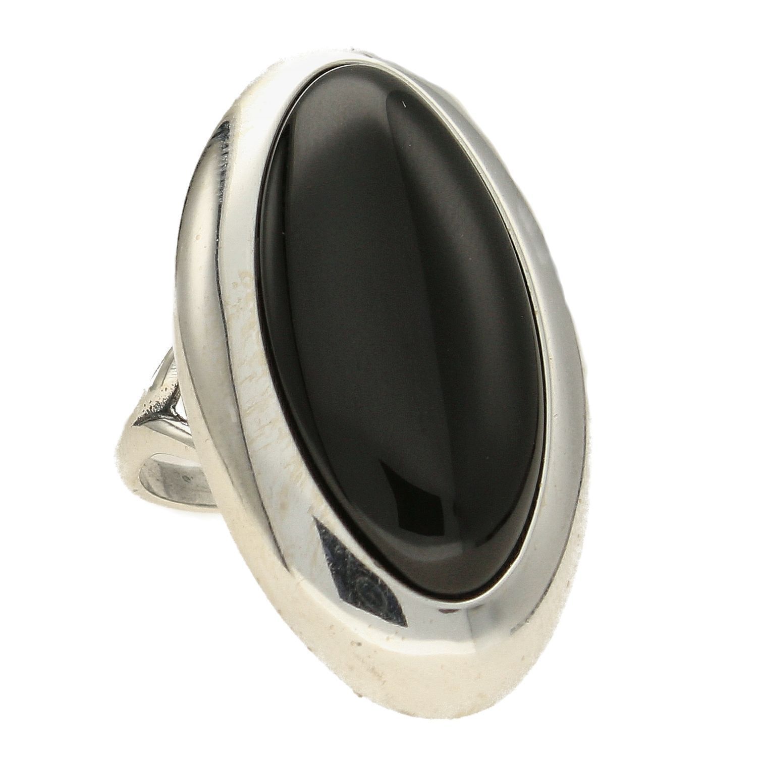 Srebrny pierścionek z onyksem 'Czarny owal'  DIA-PRS-3413-MINI-925 (2).jpg