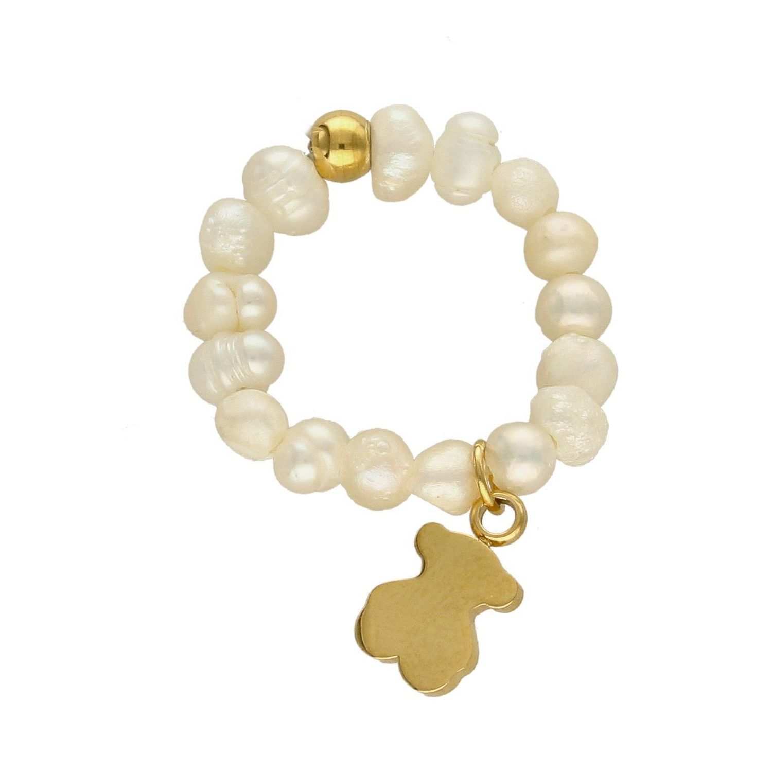 Pierścionek na gumce ' Perełki z Misiem' DIA-PRS-3863-STAL (2).jpg