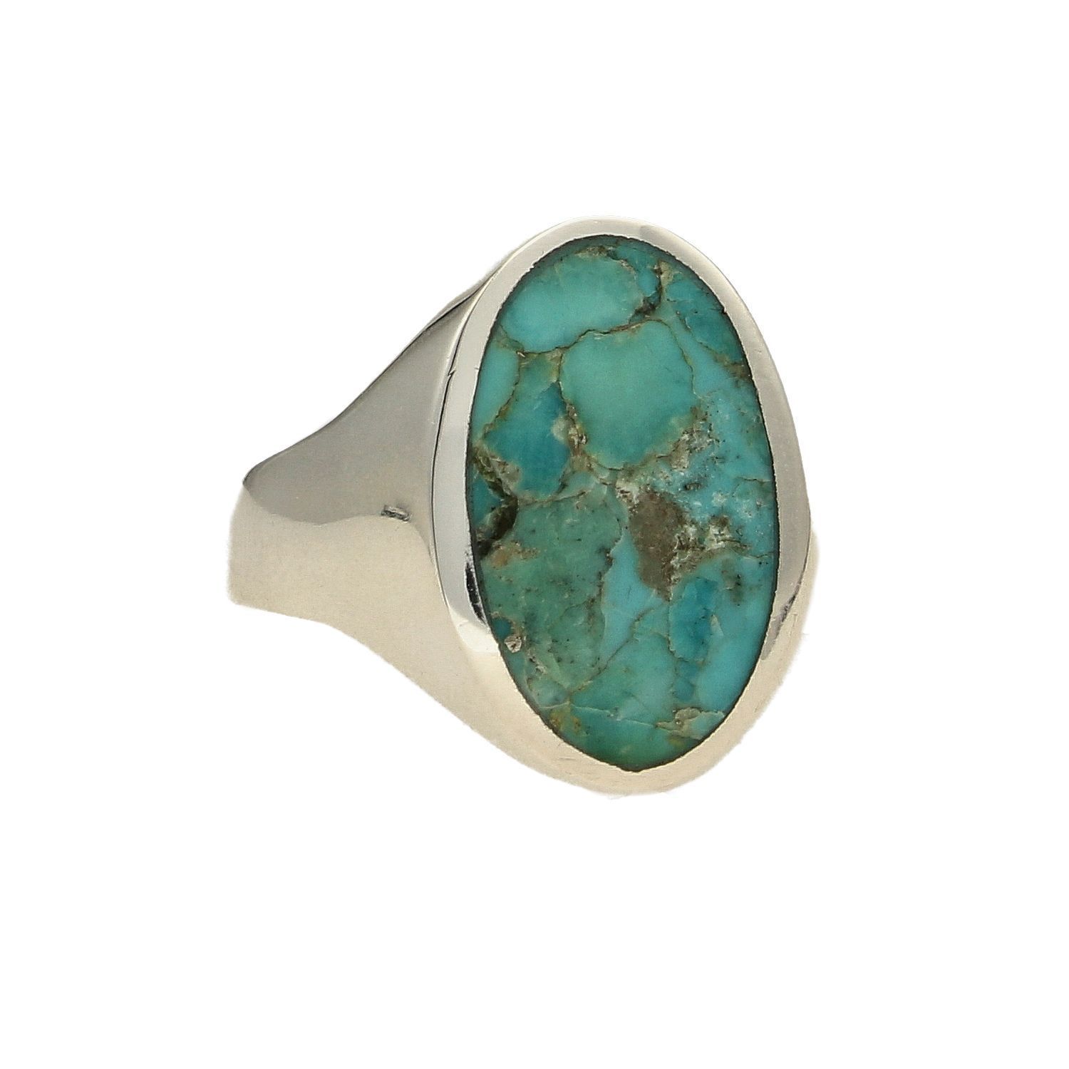 Srebrny pierścionek sygnet 'Turkus w srebrze' DIA-PRS-3907-925.jpg