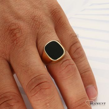 Złoty sygnet męski pierścionek złoty z onyksem DIA-PRS-4174-585 (1).jpg