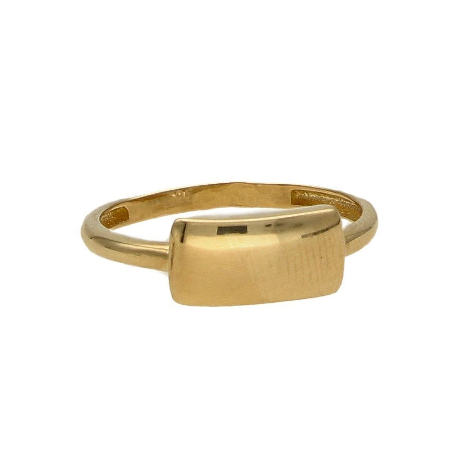 Złoty pierścionek z ozdobną gładką blaszką DIA-PRS-4315-585 (1).jpg