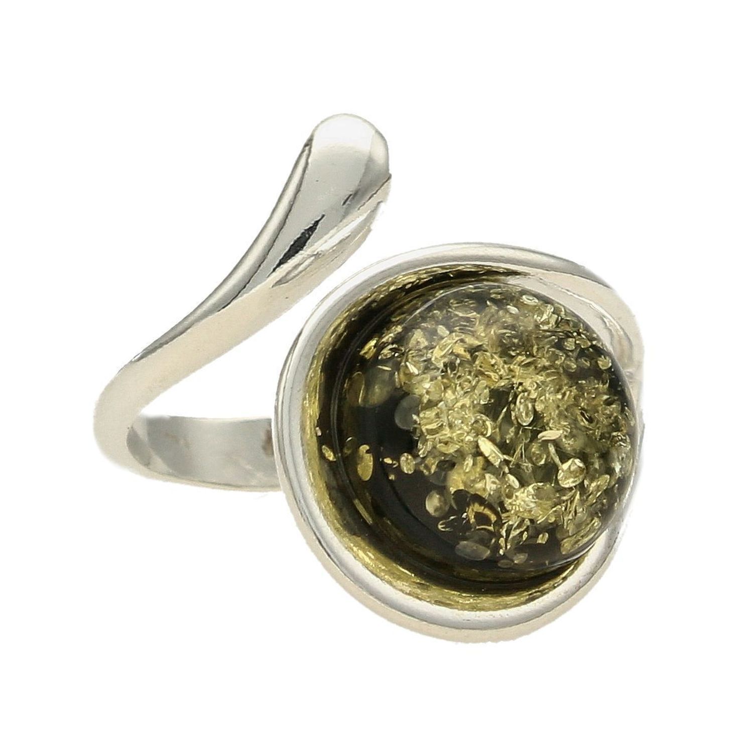 Srebrny pierścionek 925 z przepięknym bursztynem o zielonym odcieniu DIA-PRS-4505-925 (1).jpg