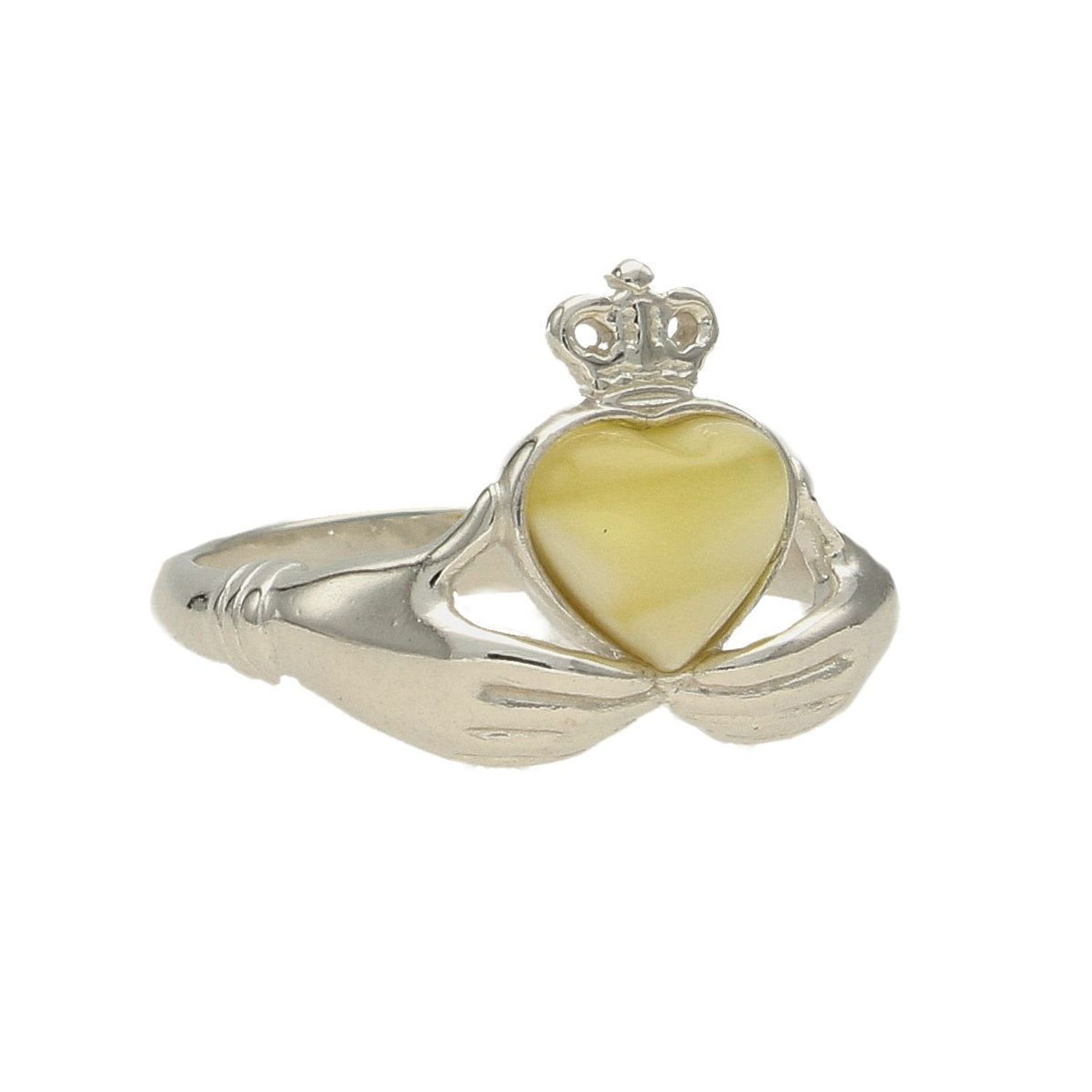 Srebrny pierścionek z bursztynem 925 'Serce na dłoniach z koroną' DIA-PRS-4515-925 (1).jpg