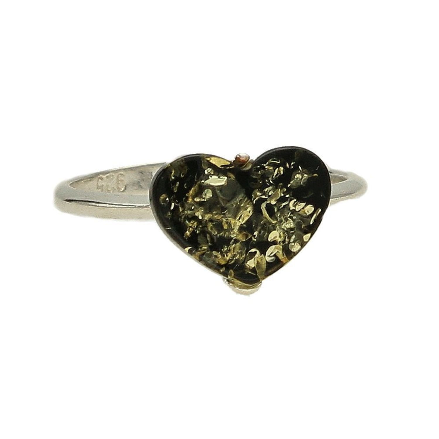 Srebrny pierścionek z bursztynem 'Zielone serce' DIA-PRS-4517-925 (1).jpg