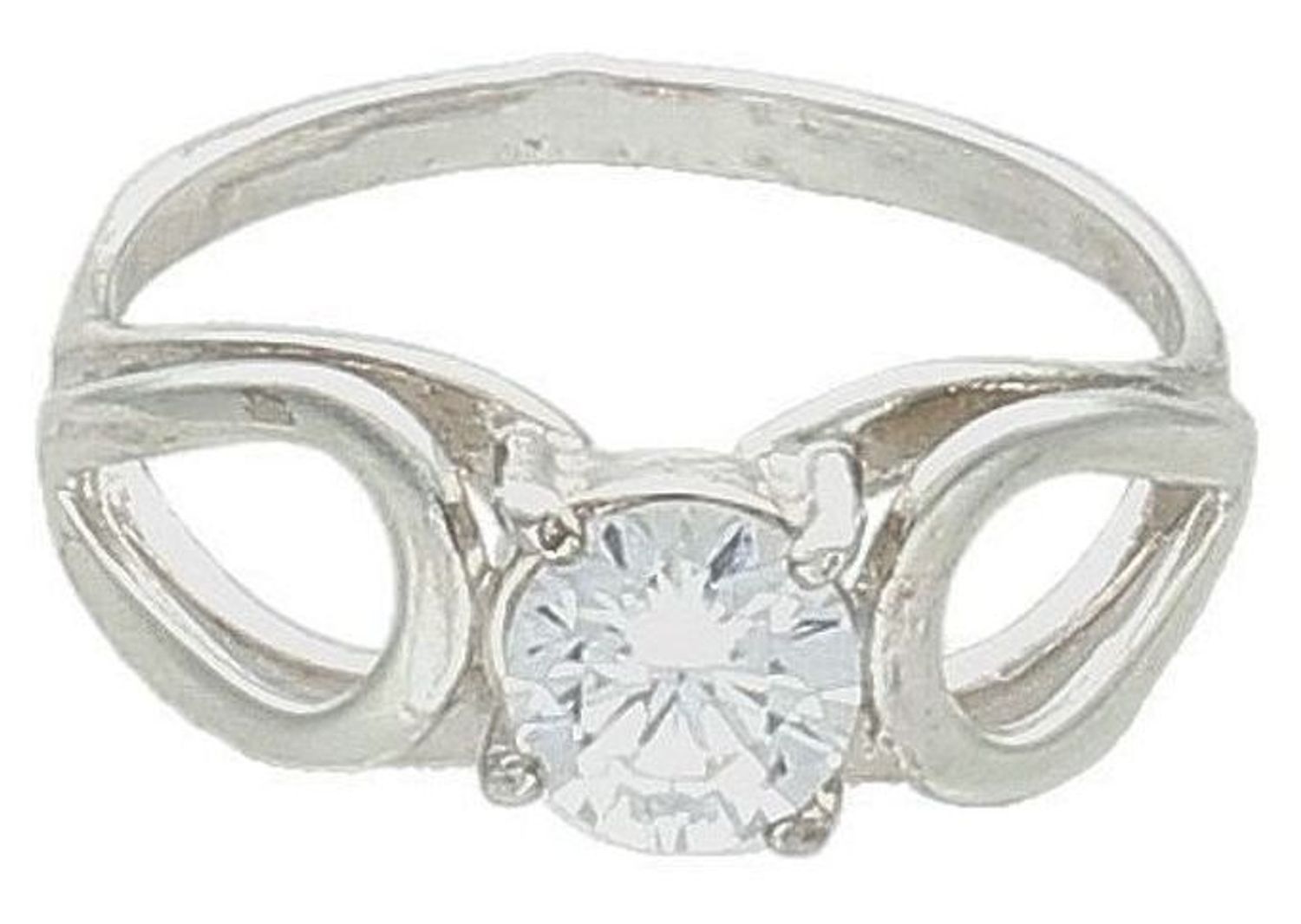 Srebrny pierścionek damski 925 z okrągłą cyrkonią DIA-PRS-4567-925. Srebrny pierścionek damski. Srebrny pierścionek z cyrkoniami. Pierścionek srebrny damski. Srebrny 1.jpg