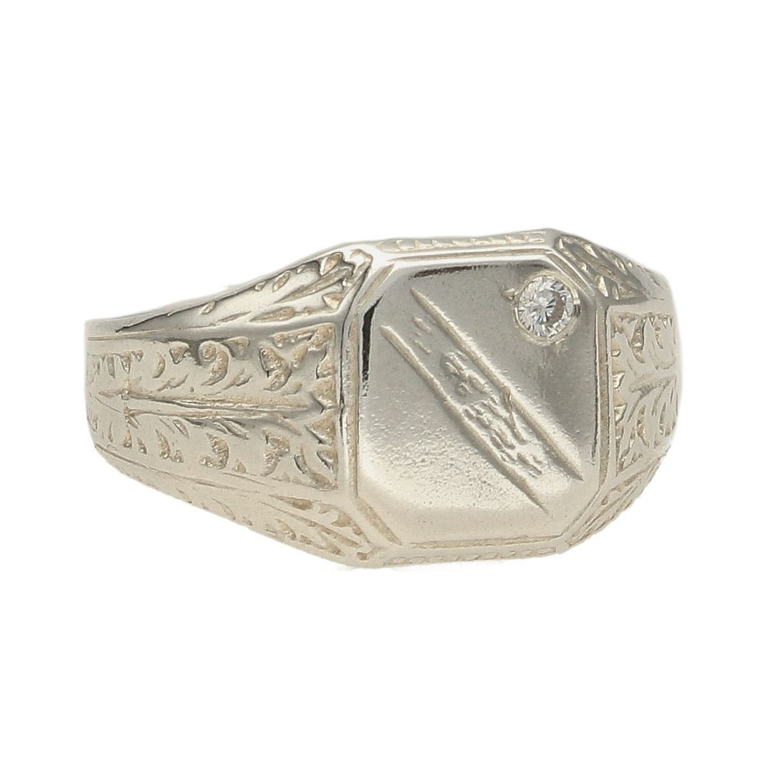 Srebrny sygnet z grawerem i cyrkonią 925 DIA-PRS-4578-925 (1).jpg