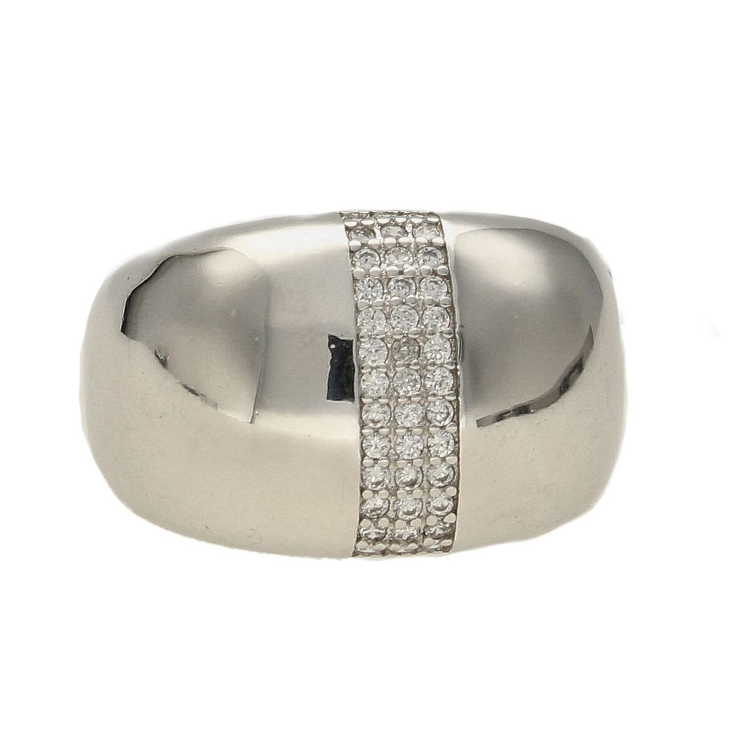 Srebrny szeroki pierścionek z cyrkoniami 925 DIA-PRS-4984-925 (1).jpg