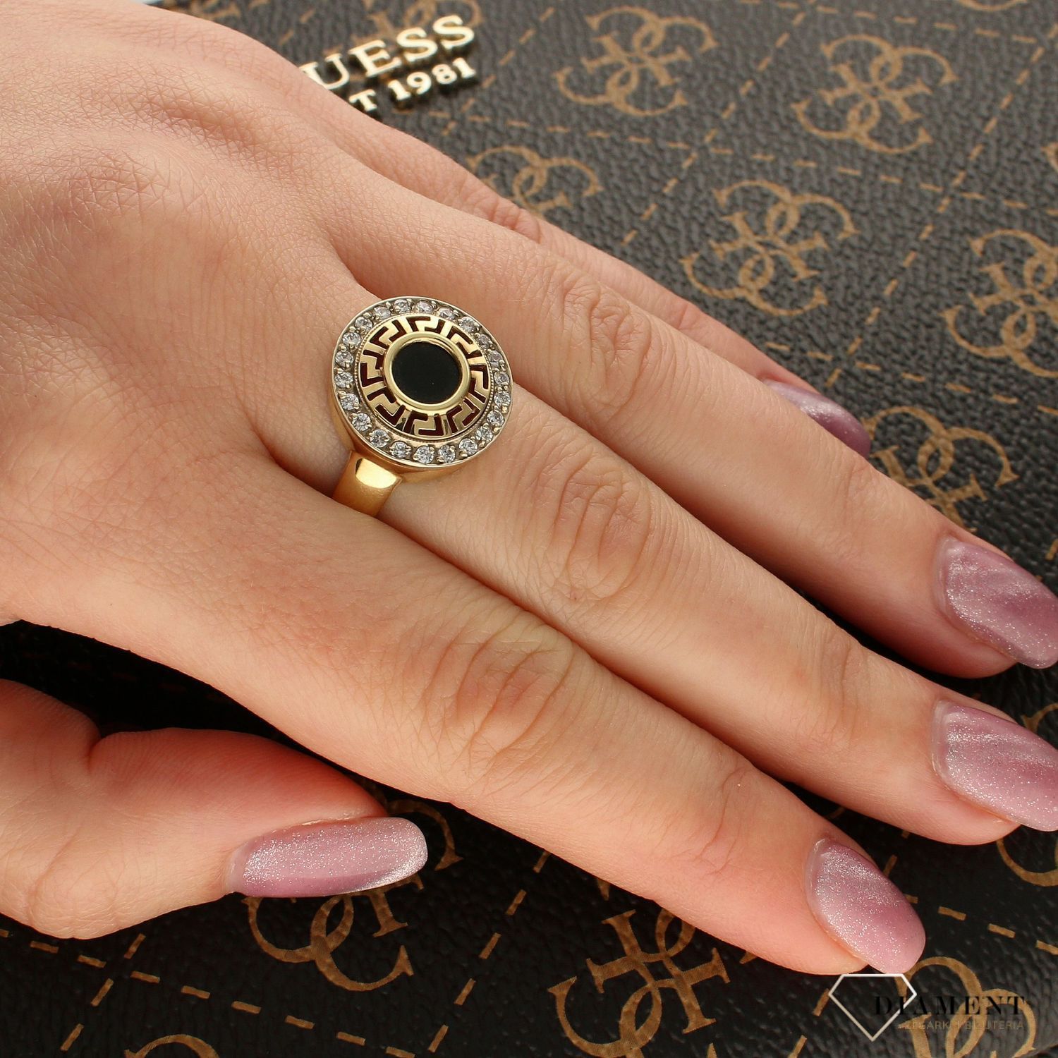 Złoty pierścionek Droga Grecka z cyrkoniami DIA-PRS-5020-585 (1).jpg