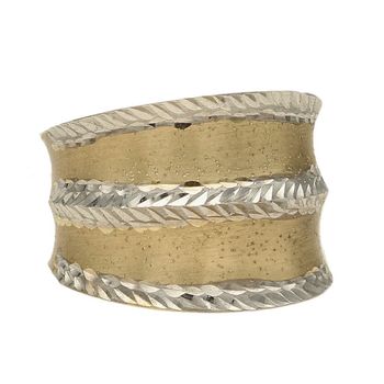 Złoty pierścionek z grawerowanym białym złotem DIA-PRS-5049-585 (1).jpg