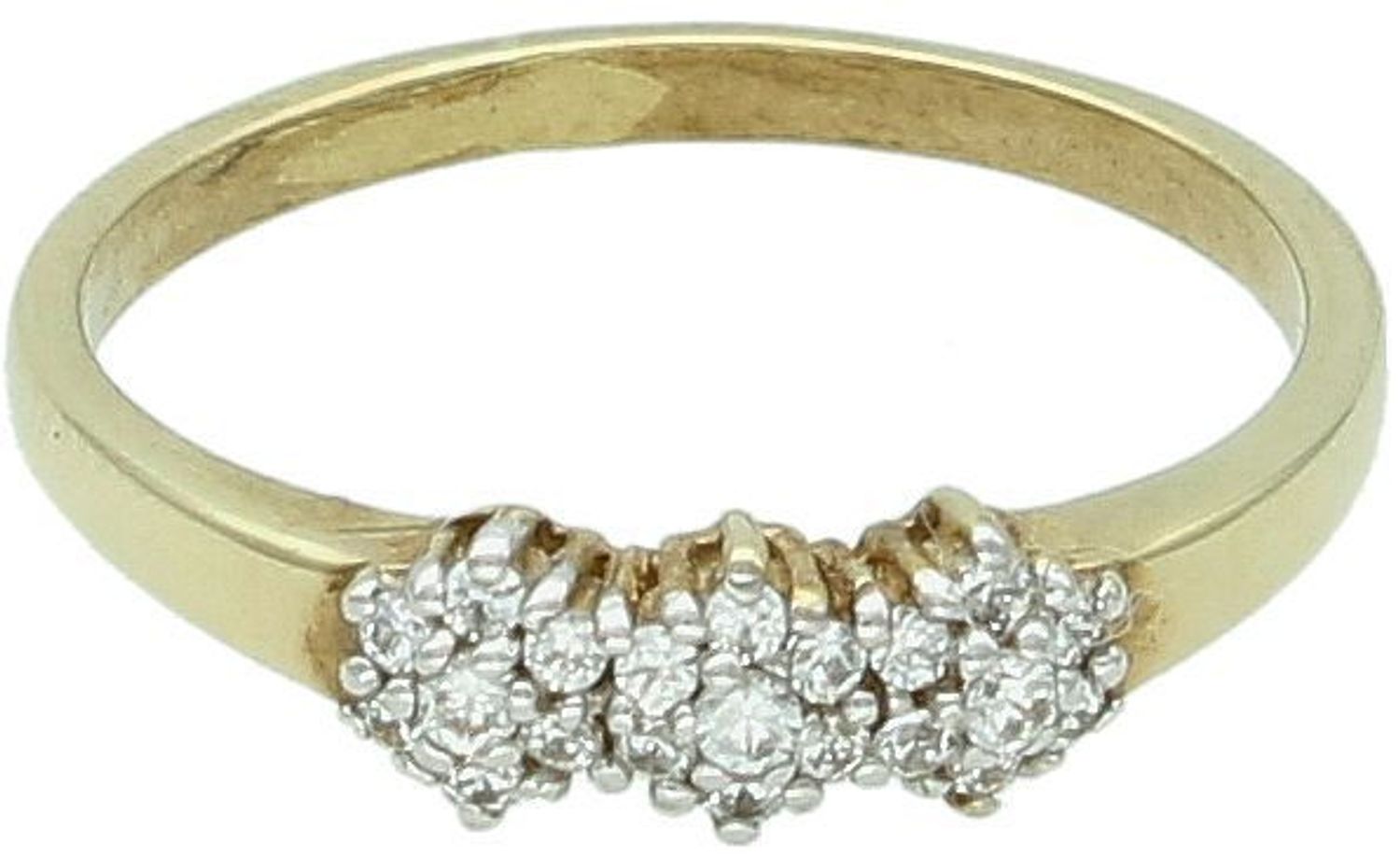 Złoty pierścionek próby 333 zaręczynowy z cyrkonią rozmiar 9 DIA-PRS-5075-333 1.jpg