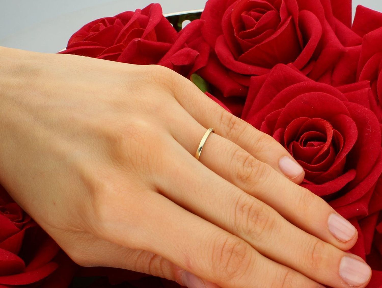 Złoty pierścionek próby 333 zaręczynowy z cyrkonią rozmiar 9 DIA-PRS-5075-333 1.jpg