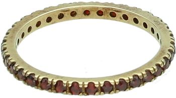 Złoty pierścionek 333 obrączka bordowe cyrkonie Au.jpg