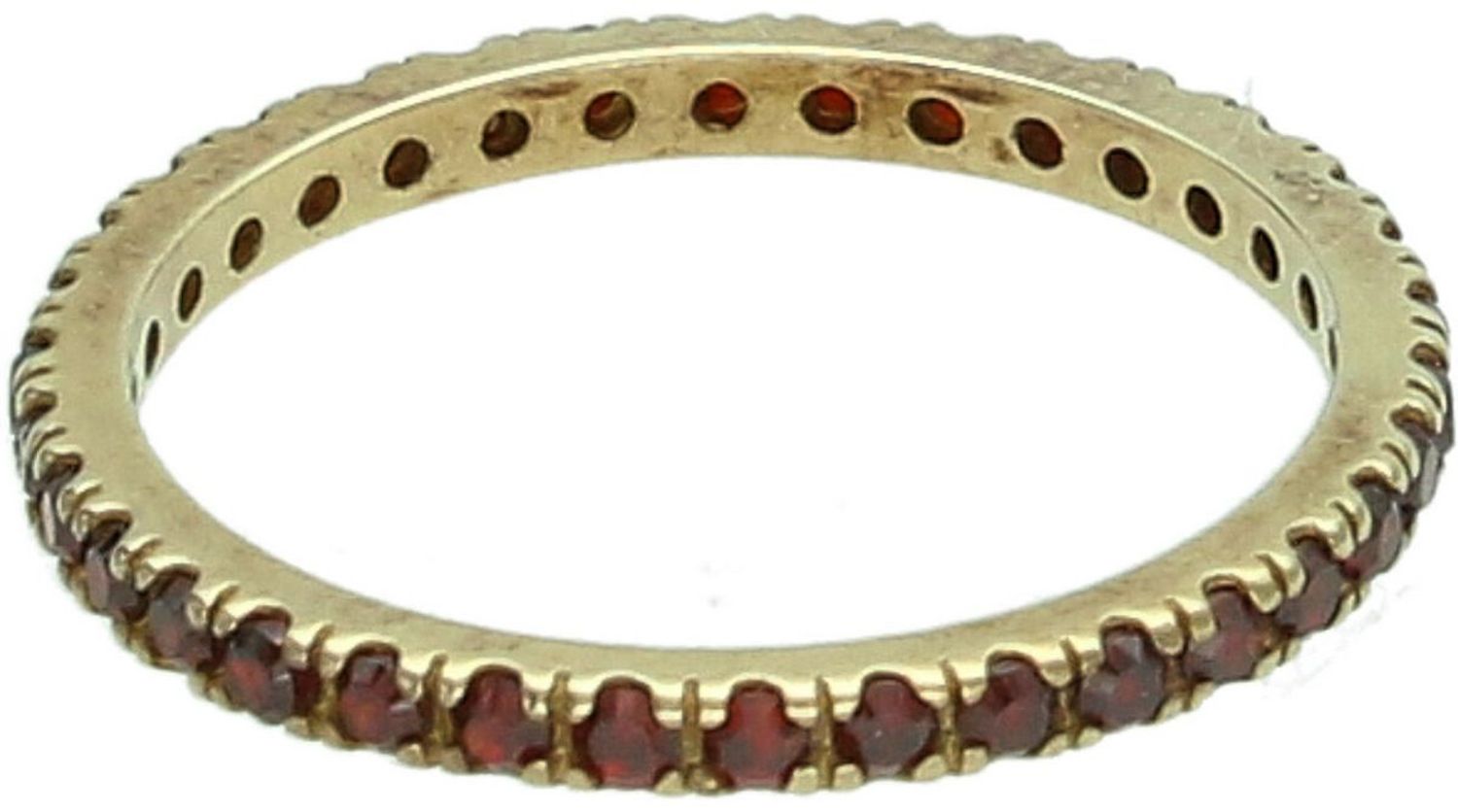 Złoty pierścionek 333 obrączka bordowe cyrkonie Au.jpg