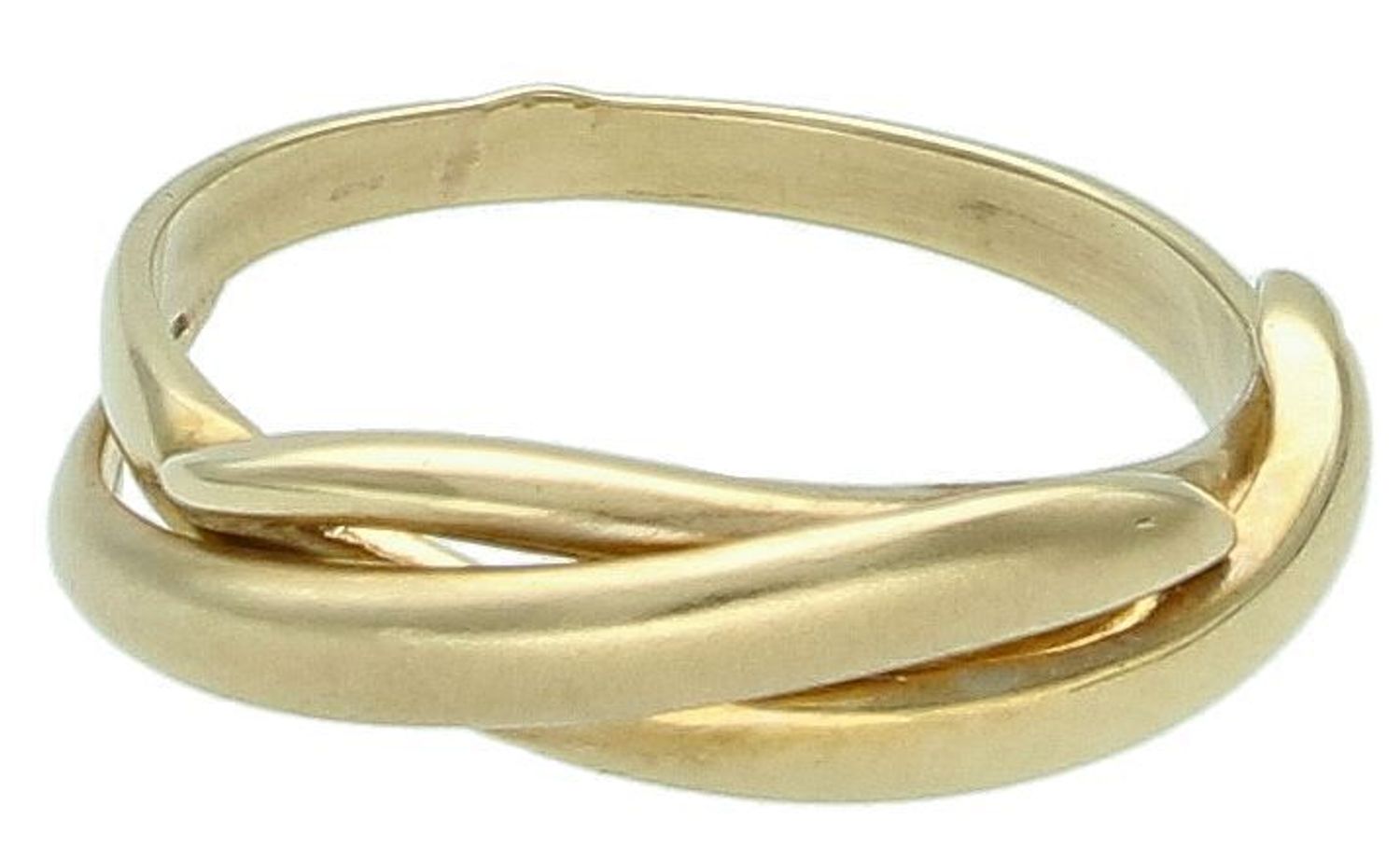 Złoty pierścionek damski plecionka próba 333 rozmiar 13 DIA-PRS-5151-333. Przepiękny pierścionek ze złota przypominający plecionkę. Złoty pierścionek z matowym wykończeniem.  Na prezent.1.jpg