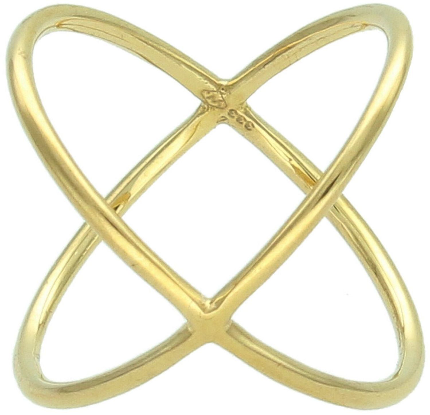 Złoty Damski Pierścionek 333 Szeroki, Nowoczesny Design DIA-PRS-5169-333 prs.jpg