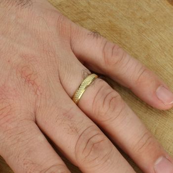 Złoty pierścionek obrączka w ozdobne żłobienia - DIA-PRS-5207-333 pr.jpg