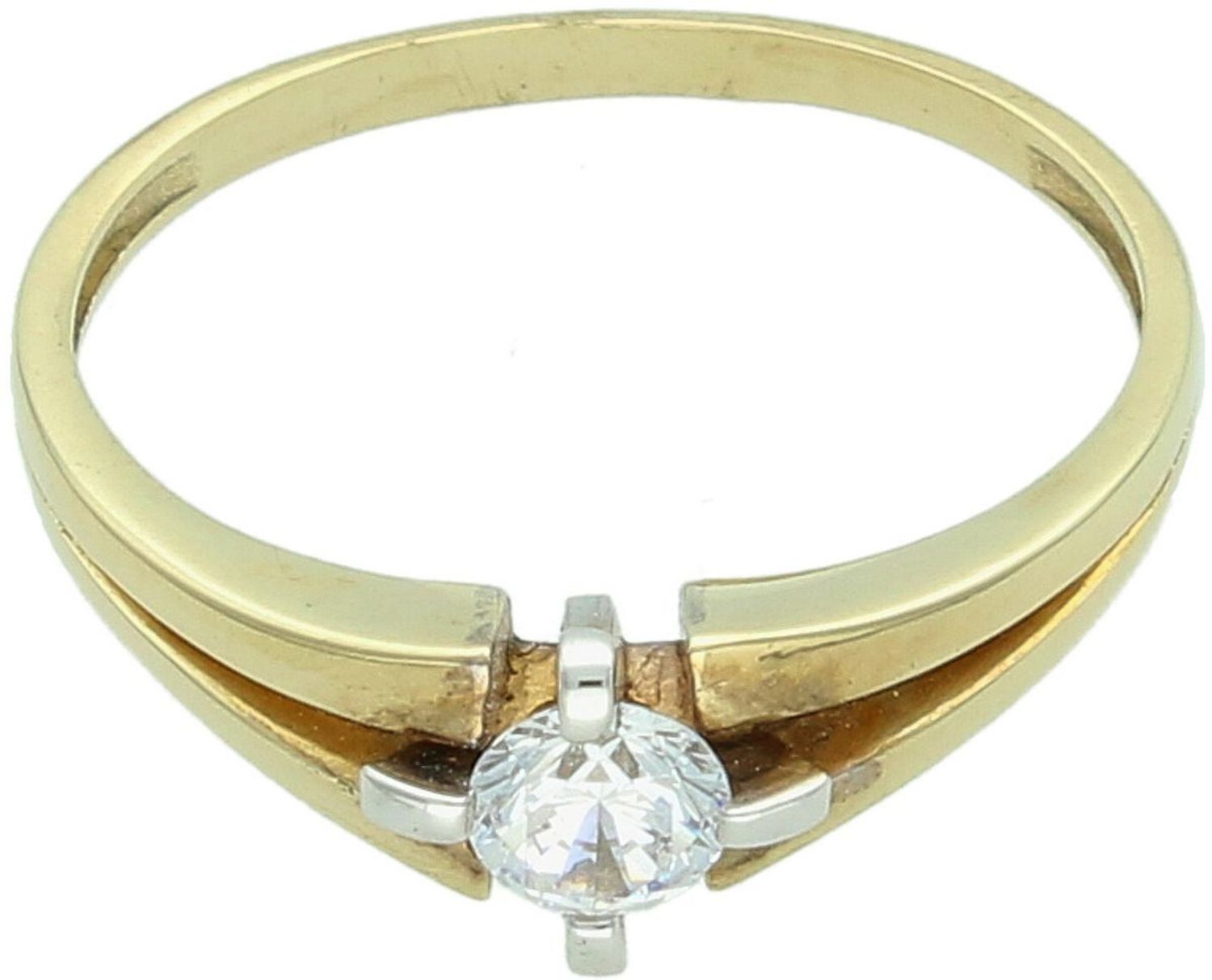 Złoty pierścionek zaręczynowy z cyrkonią  Próba 333 Au.jpg