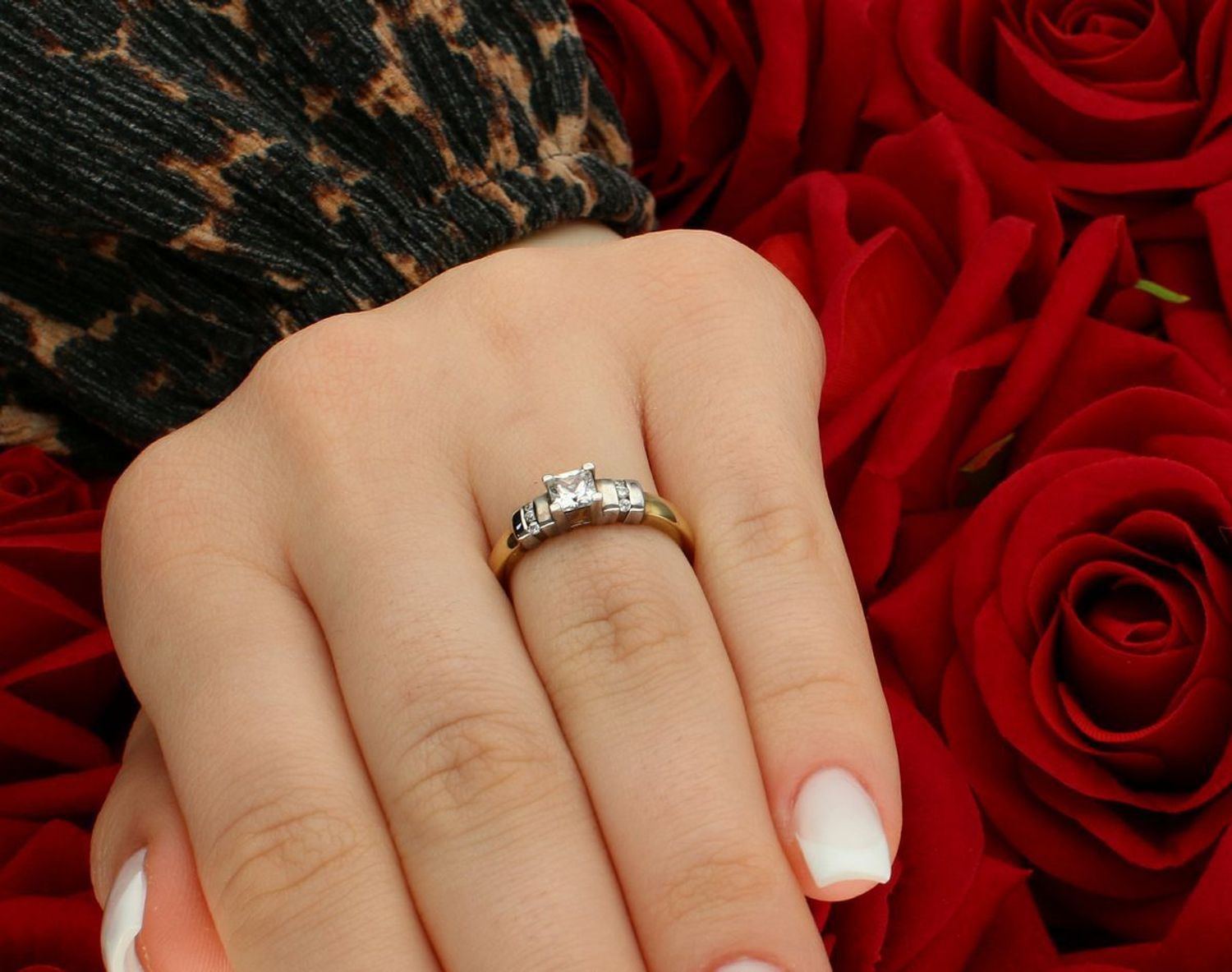 Złoty pierścionek zaręczynowy z cyrkonią próba 333 rozmiar 13, DIA-PRS-5217-333. 💍 Złoty Pierścionek Zaręczynowy z Cyrkonią - Próba 333, Rozmiar 13  ✨ Wyjątkowy pierścionek 1.jpg