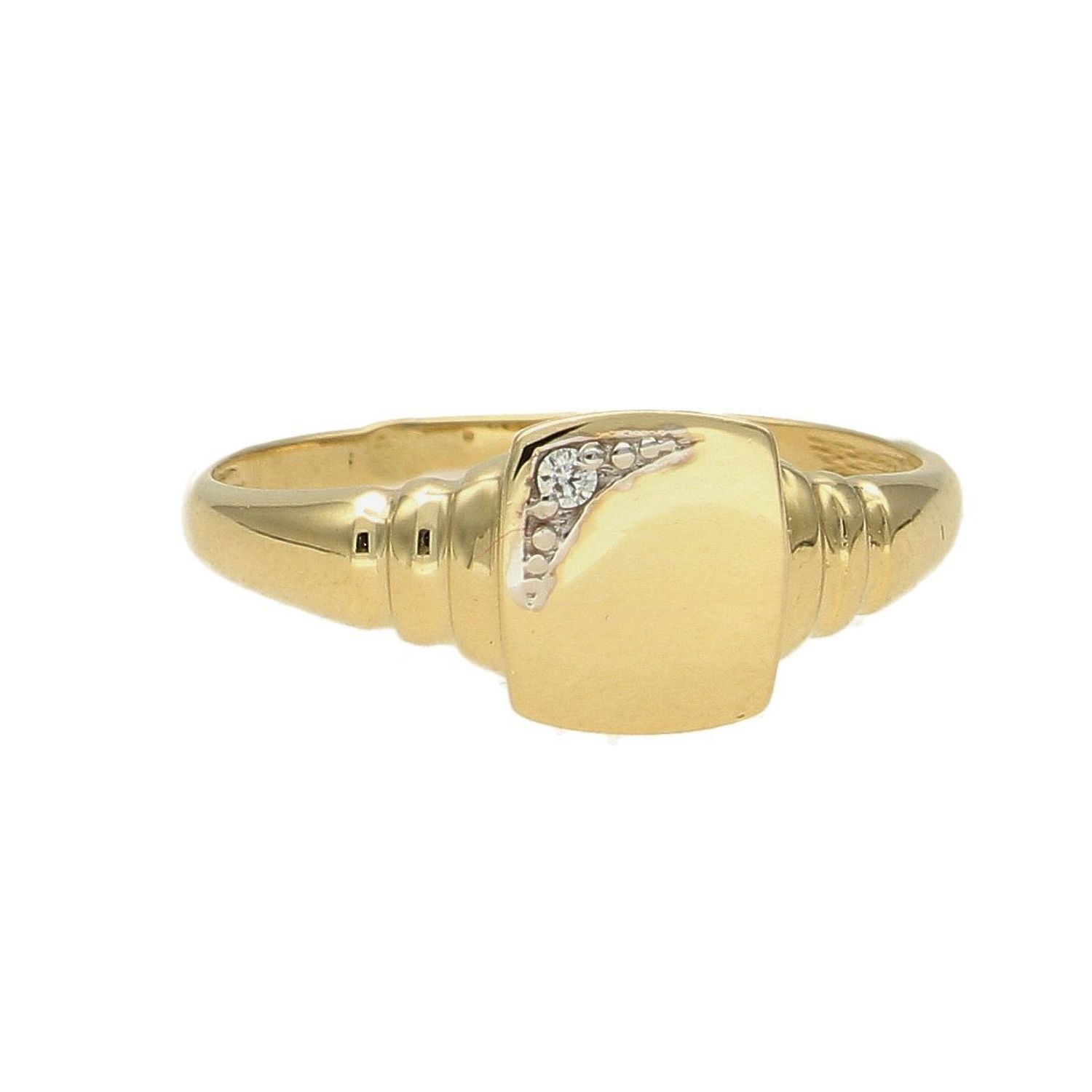 Sygnet damski z cyrkoniami 585 DIA-PRS-5344-585 (1).jpg