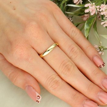 Pozłacany pierścionek Dall’Acqua Sublime Szafir 925  – DIAMENT DIA-PRS-5542-925 tyl.jpg