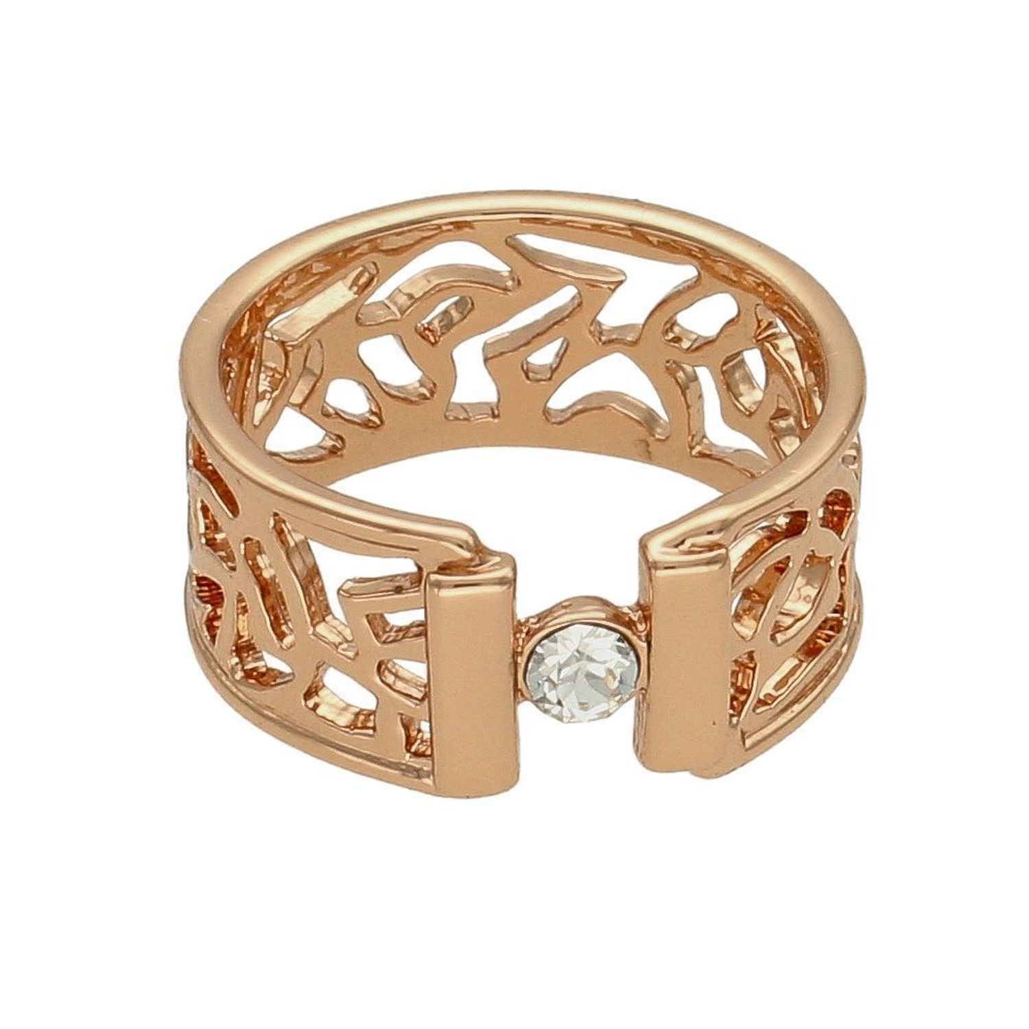 Stalowa obrączka ażurowa w kolorze różowego złota z cyrkonią DIA-PRS-5745-INNE. Pierścionek w kolorze różowego złota. Pierścionek stalowy z cyrkonią. Pierścionek obrączka. Pierścionek o ażurowym wzorze. Pierścionek idealny na.jpg