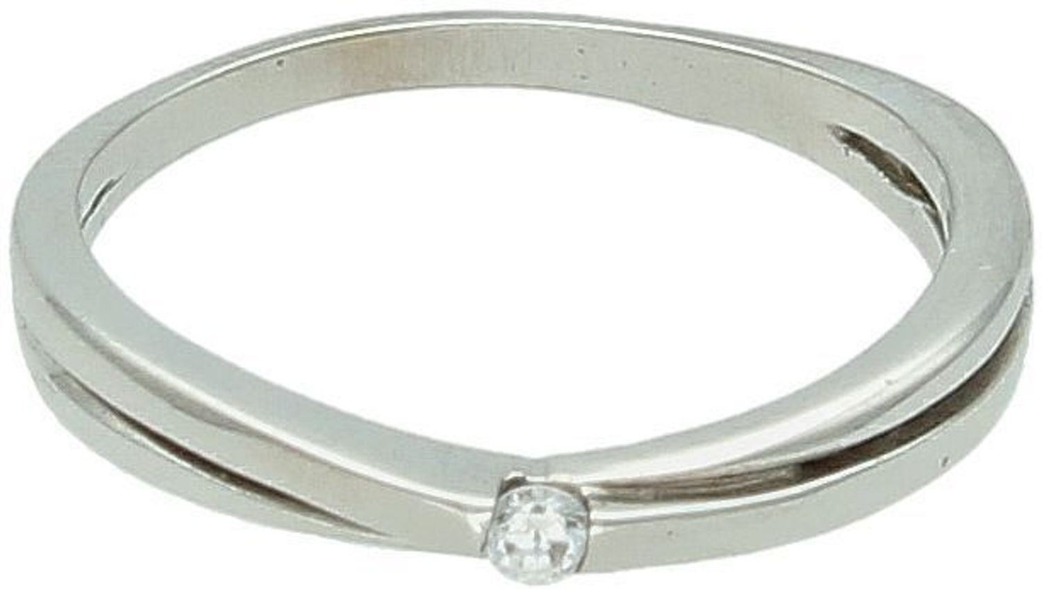 Pierścionek damski białe złoto próba 585, DIA-PRS-5828-585.jpg