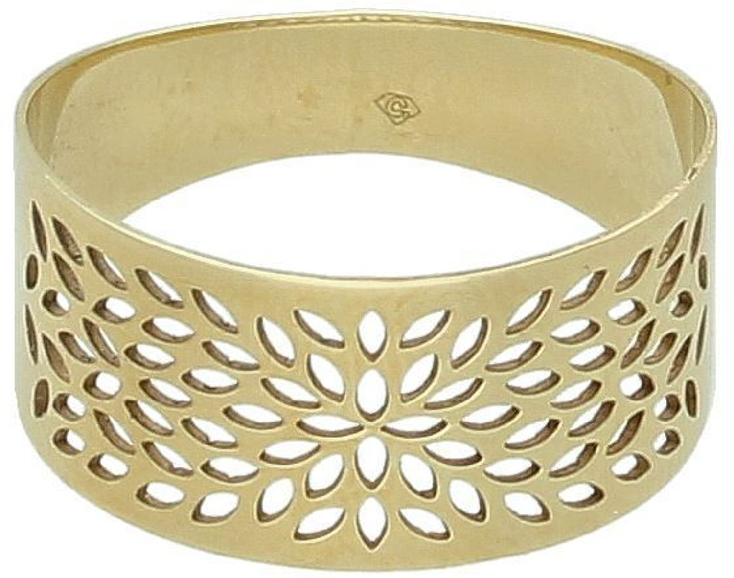 Pierścionek złoty próba 585 ażurowy rozmiar 12, DIA-PRS-5844-585 Ten złoty pierścionek ażurowy to doskonała propozycja dla kobiet ceniących subtelność i elegancję.1.jpg