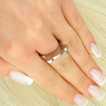 Stalowy Pierścionek Miś Srebrny „Touse” – Rozmiar 15 damski.jpg