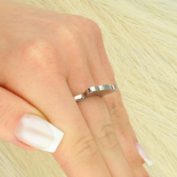 Stalowy Pierścionek Miś Srebrny „Touse” – Rozmiar 15 prs.jpg