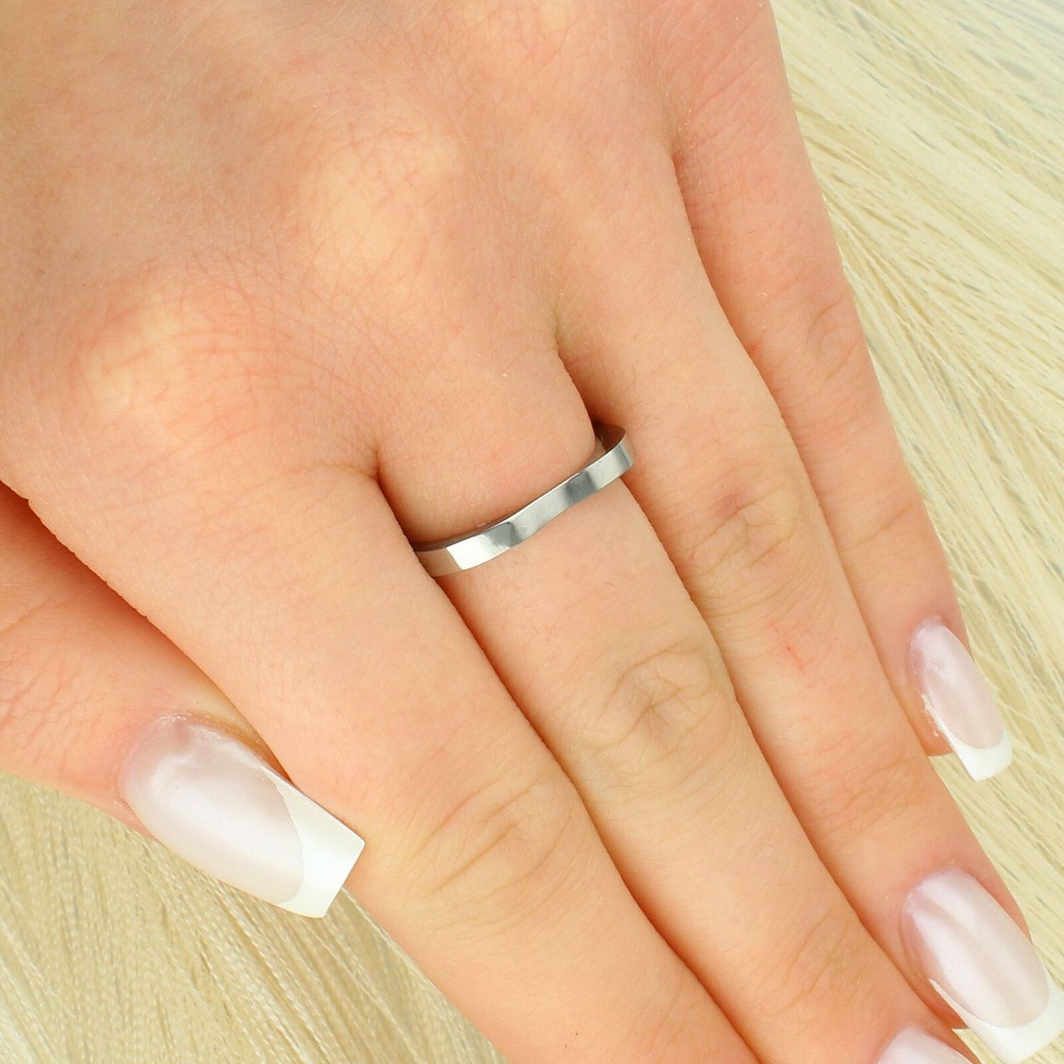 Stalowy Pierścionek Miś Srebrny „Touse” – Rozmiar 15 touse.jpg