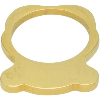 Stalowy Pierścionek Miś w Złotym Kolorze „Tuos” miś.jpg