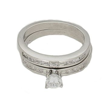 Srebrny pierścionek podwójny z cyrkonią DIA-PRS-6304-925. Srebrny pierścionek z dużą cyrkonią. Srebrny pierścionek podwójny. Srebrny pierścionek obrączka. Srebrny pi.jpg