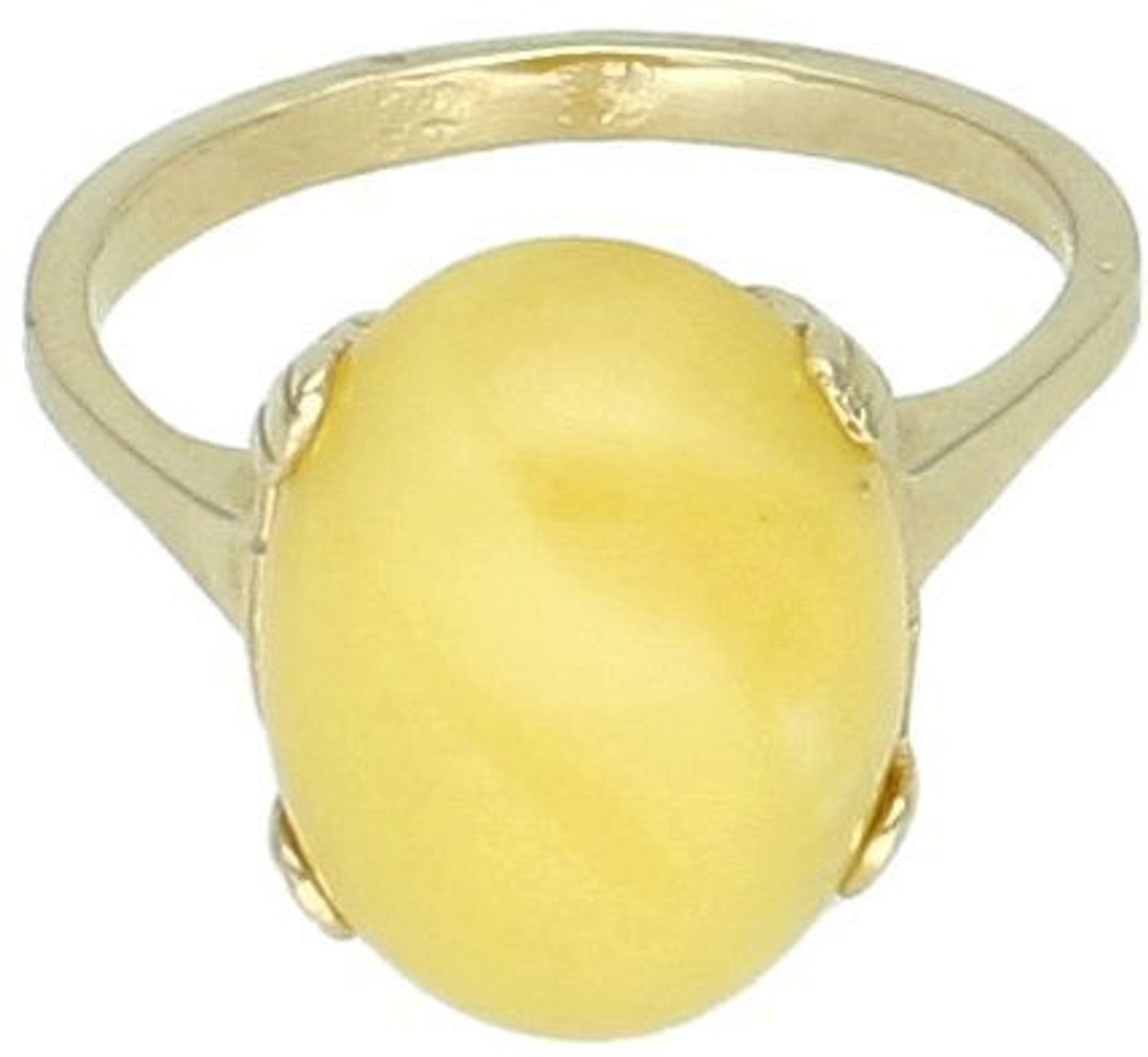 Pierścionek złoty bursztyn 585, DIA-PRS-7001-585 Pierścionek złoty ozdobiony żółtym bursztynem. Pierścionek wykonany z zachowaniem dbałości o każdy szczegół i detal. Dodatek łączy w sobie symbolikę1.jpg