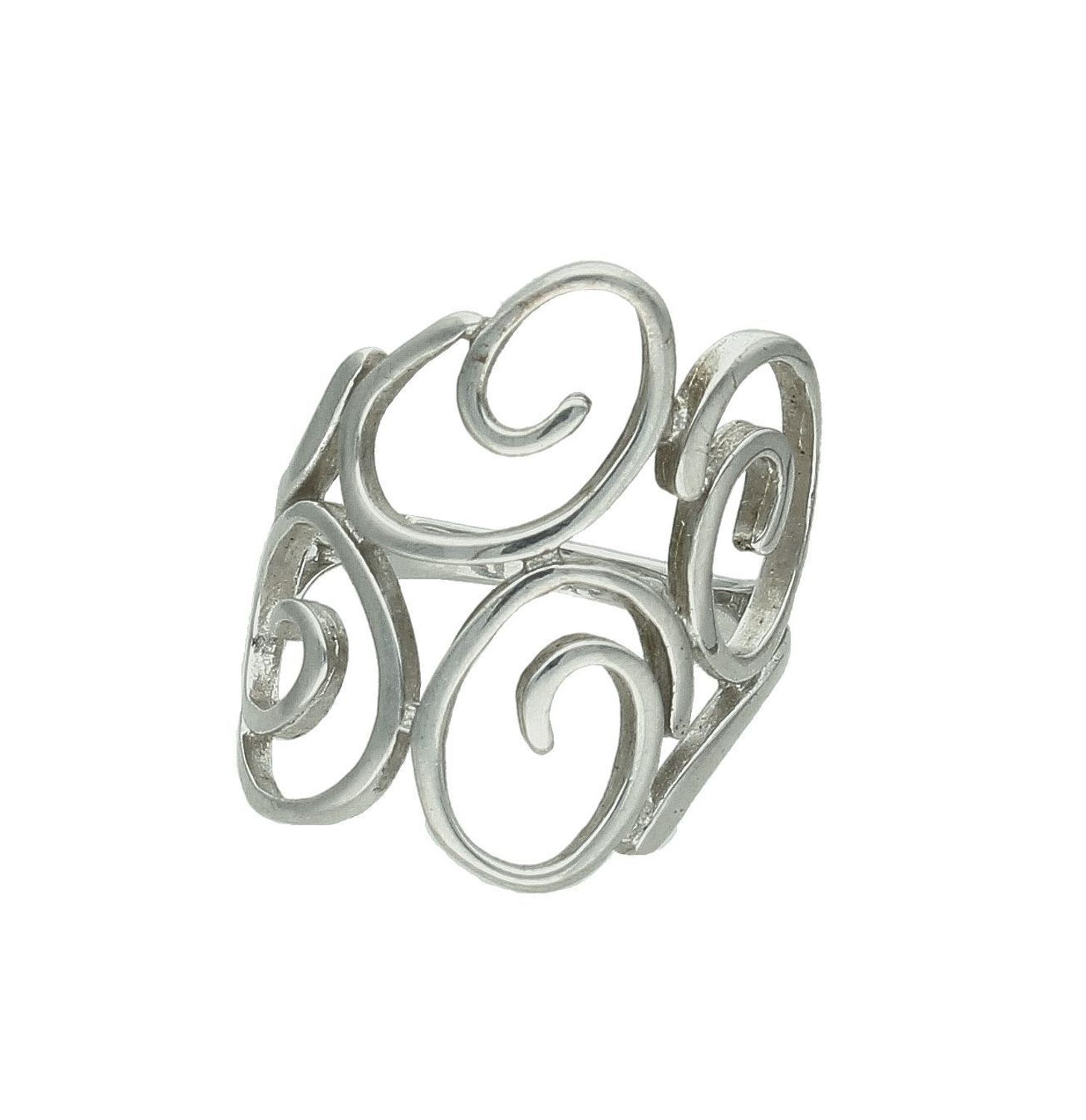 Srebrny pierścionek damski 925 szerokie ornamenty rozmiar 11 DIA-PRS-7151-925 8.jpg